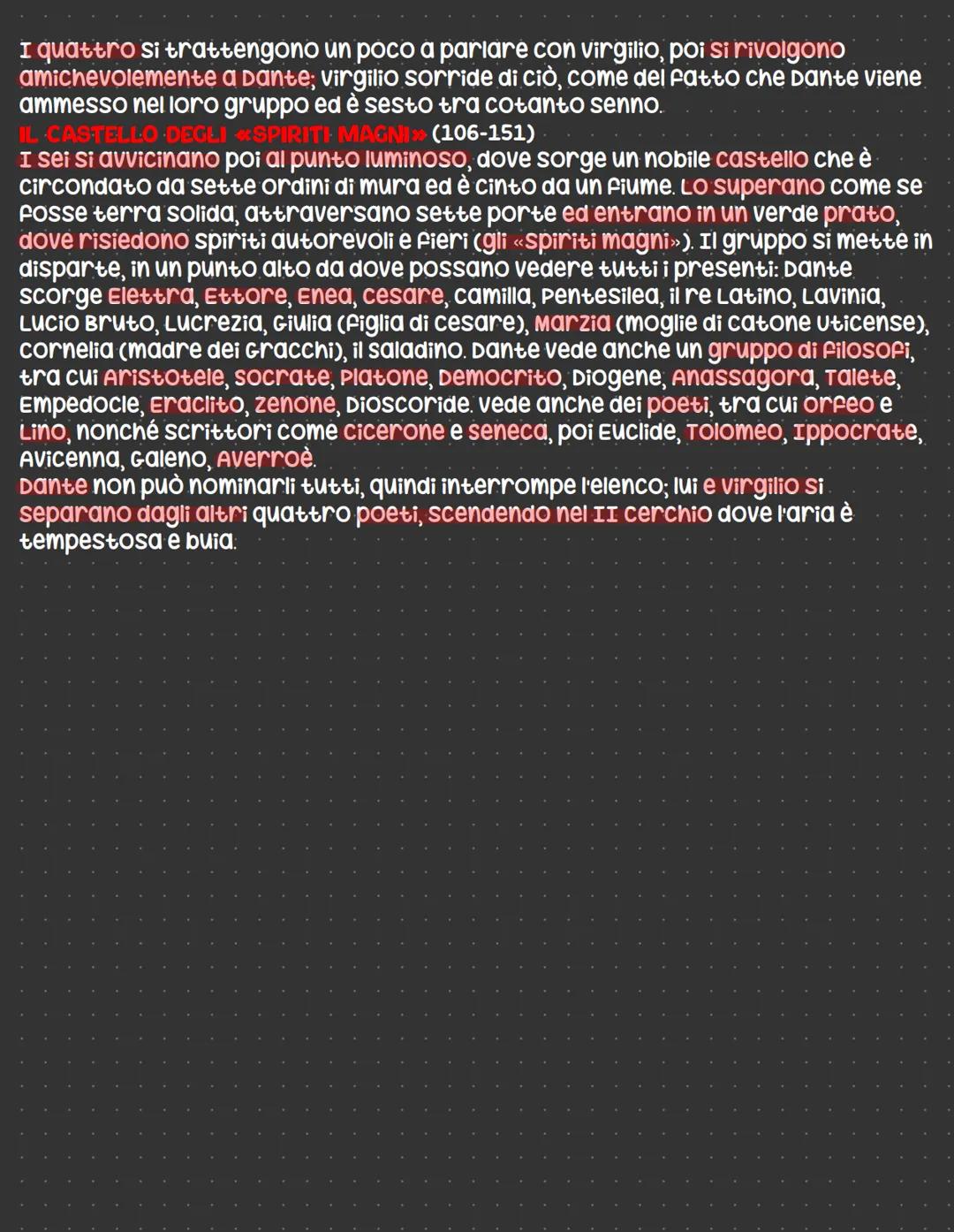 Canto Ive
ARGOMENTO.DEL. CANTO
Ingresso nel Limbo. Descrizione delle anime e salvezza dei patriarchi biblici.
Incontro con omero, orazio, Ov