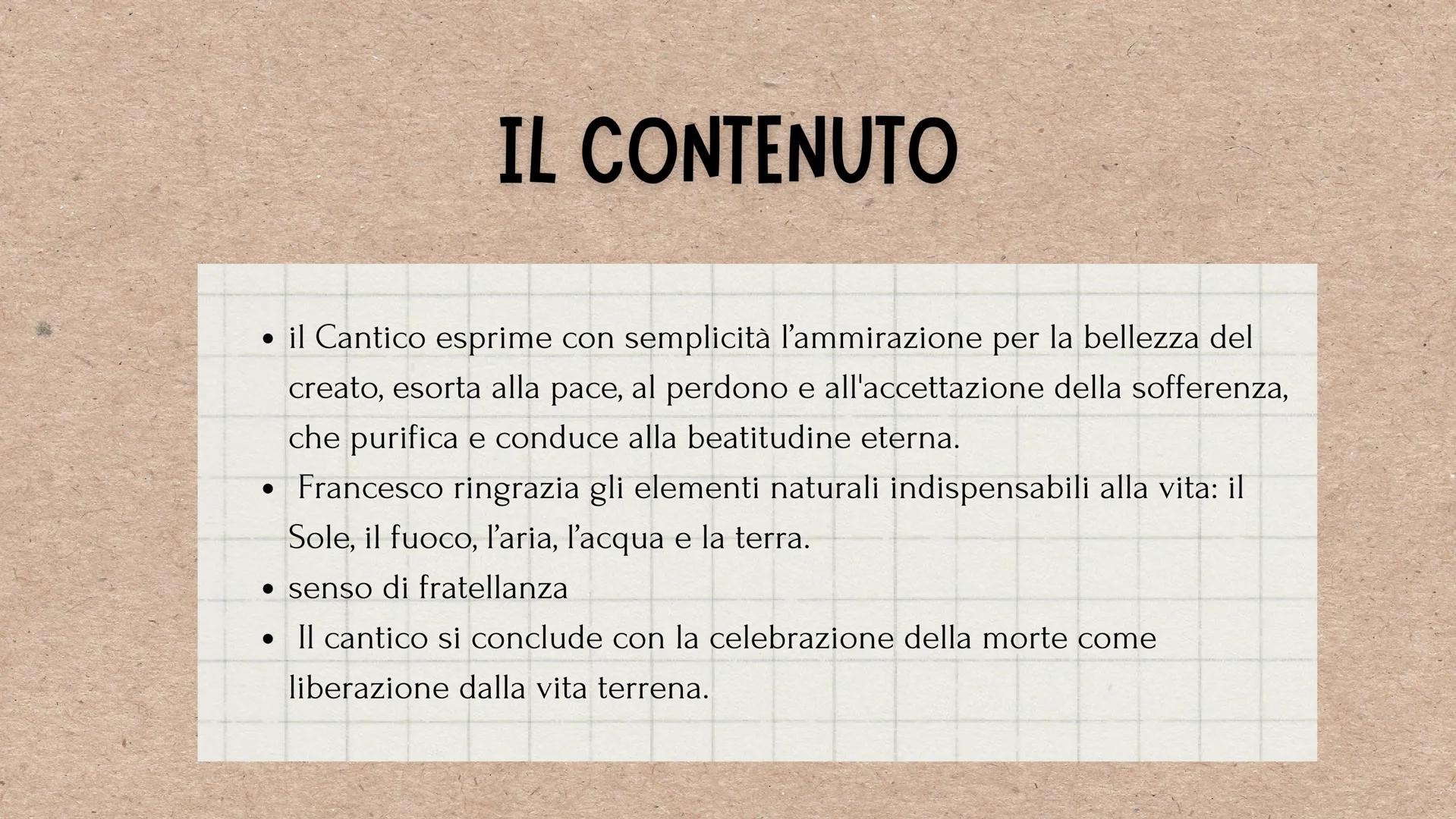 Melissa ed Emma
U
FRANCESCO D'ASSISI
● la vita
il cantico delle
creature LA VITA
Francesco nasce ad Assisi nel 1181 o 1182.
È figlio di un m