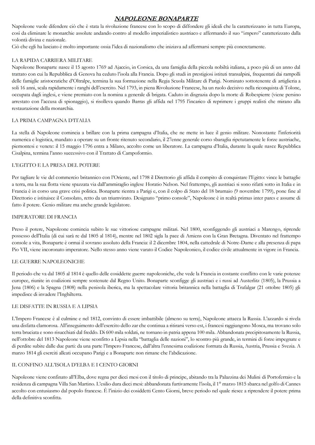 # NAPOLEONE BONAPARTE
Napoleone vuole difendere ciò che è stata la rivoluzione francese con lo scopo di diffondere gli ideali che la caratte