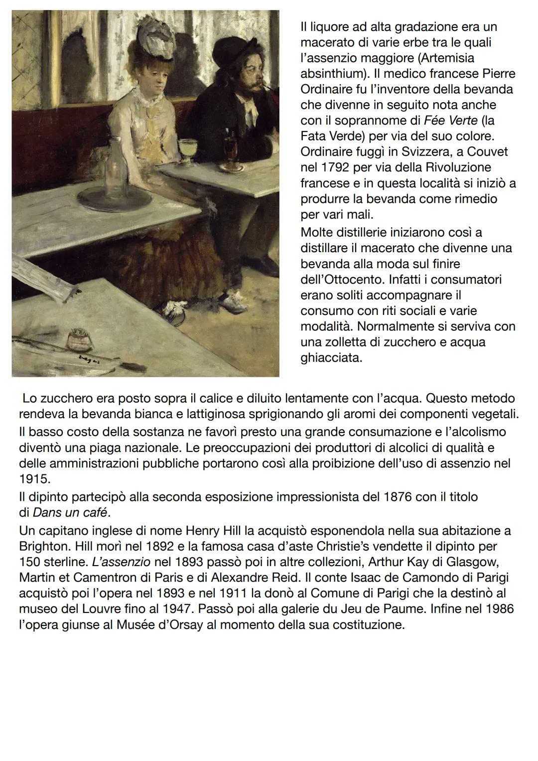 Edgar Degas
Edgar Degas nacque a Parigi nel 1834 da un ricco banchiere. Seguรฌ dei corsi di pittura,
frequentรฒ la scuola di Belle Arti e viag