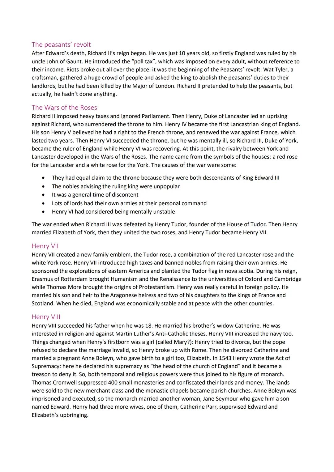 Storia inglese
Pre-Celtic Britain
Six thousand years ago in Britain's land, there was already a population who used to burn and cut down
for