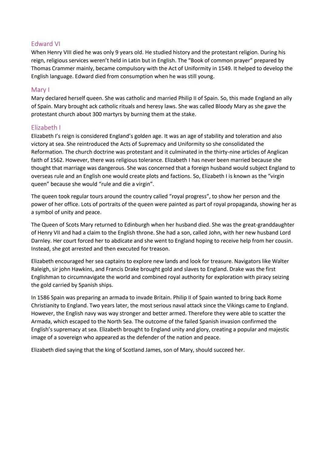 Storia inglese
Pre-Celtic Britain
Six thousand years ago in Britain's land, there was already a population who used to burn and cut down
for
