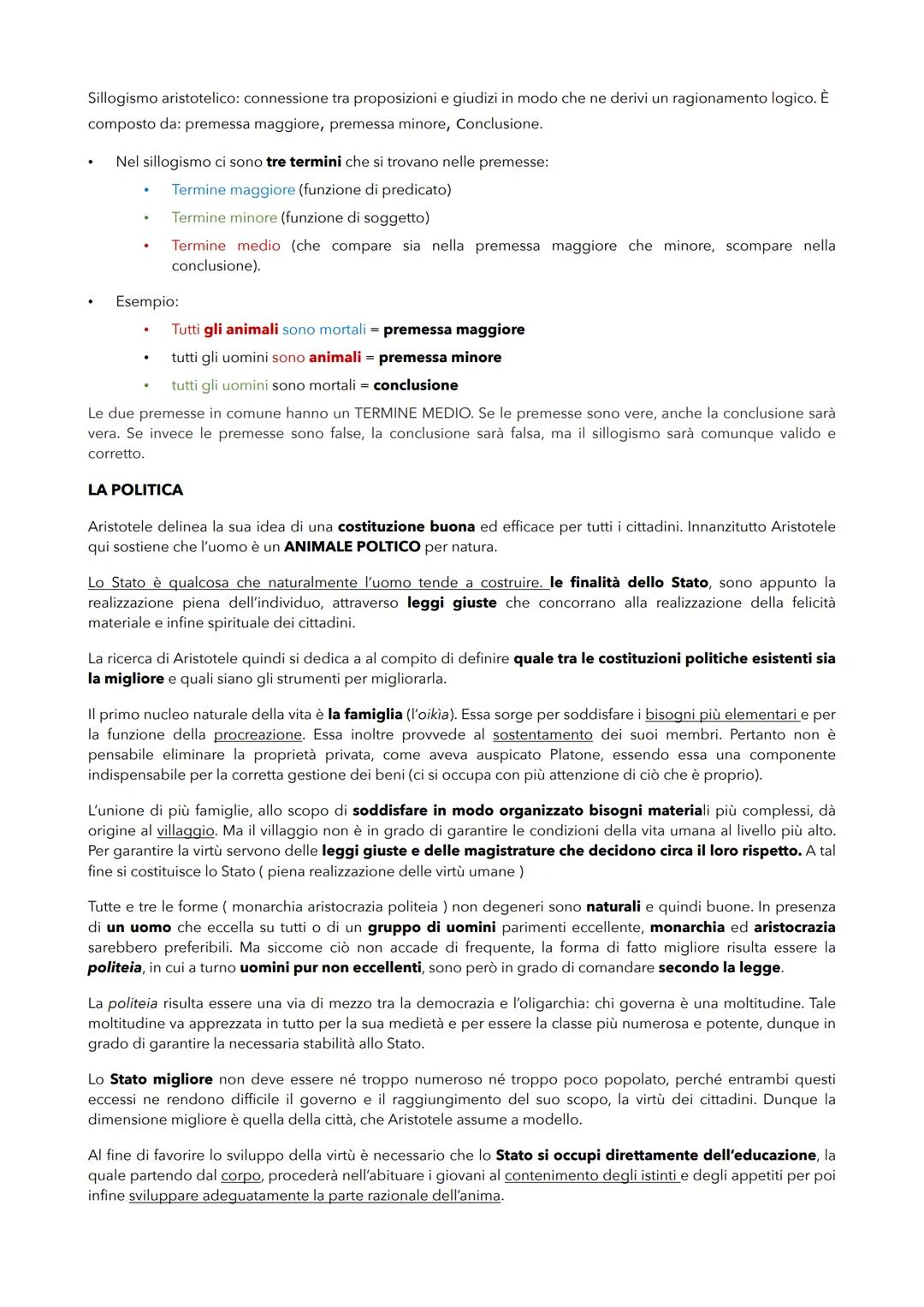 # Aristotele (384-322 a.C)
Aristotele è stato l'allievo più importante di Platone. Nasce a Stagira, al confine tra Grecia e Macedonia nel
3