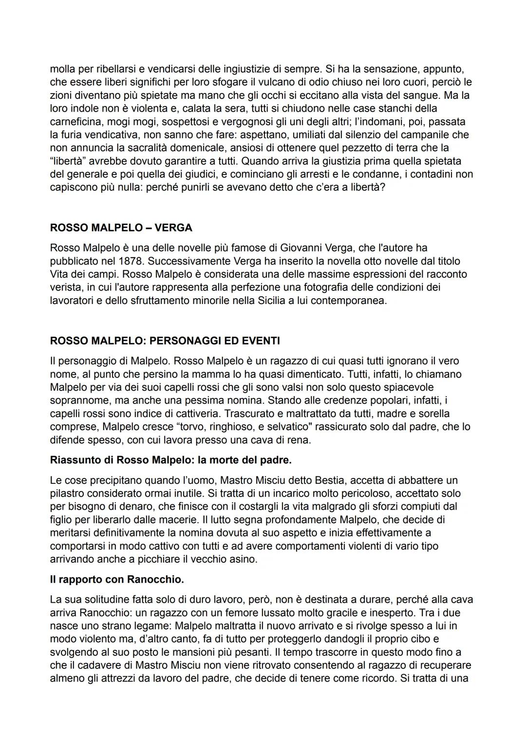 FANTASTICHERIA - VERGA
Primo testo della raccolta Vita dei campi, Fantasticheria (già comparsa sul «Fanfulla della
Domenica» del 24 agosto 1