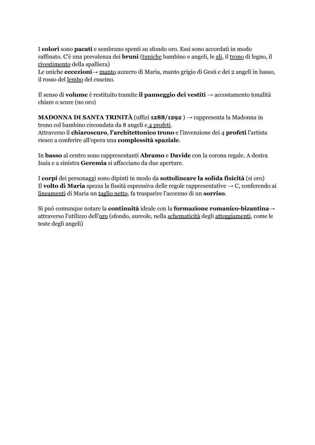 (Bencivenni Giuseppe) CIMABUE (1240-1302) →molto famoso anche se abbiamo poche
informazioni biografiche.
(leggenda che lui fu il maestro di