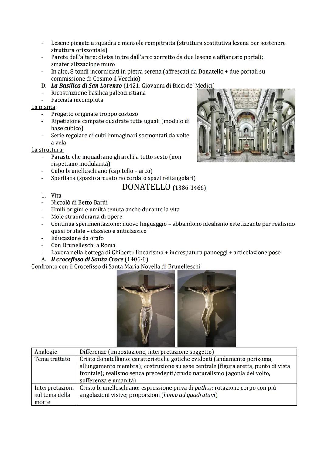 Il Rinascimento (XV - XVII)
Grande stagione artistica, caratterizzata da una "rinascita" dell'interesse per la cultura greco - latina.
Conce