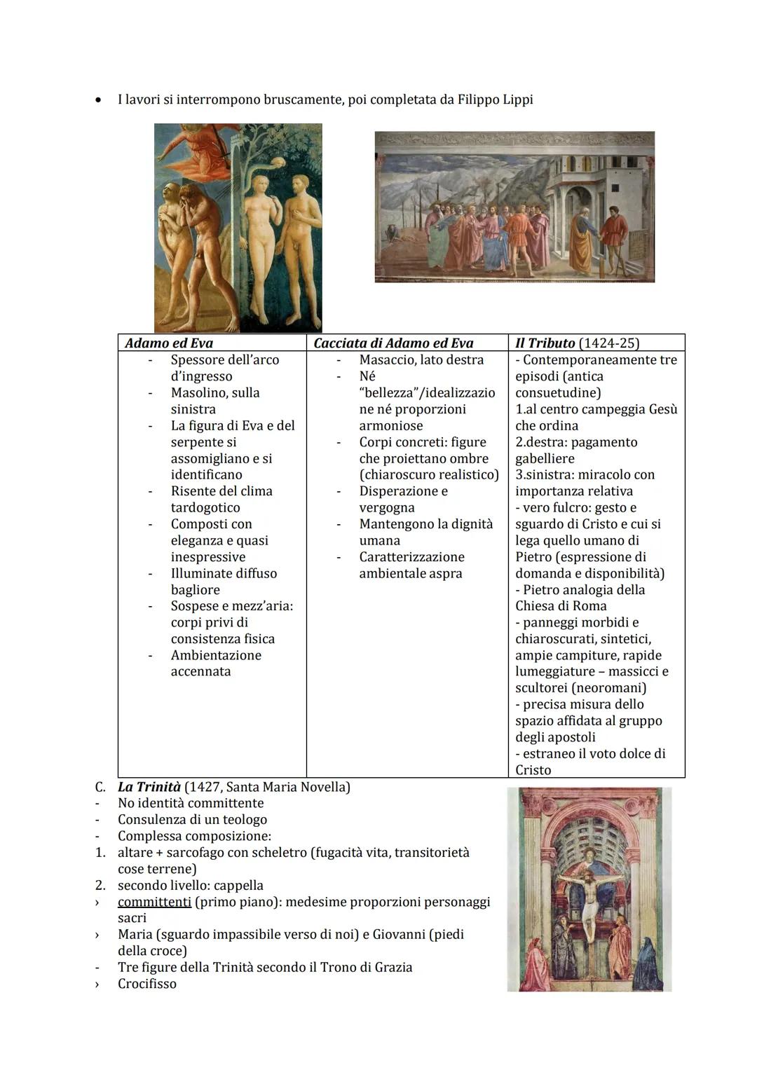 Il Rinascimento (XV - XVII)
Grande stagione artistica, caratterizzata da una "rinascita" dell'interesse per la cultura greco - latina.
Conce