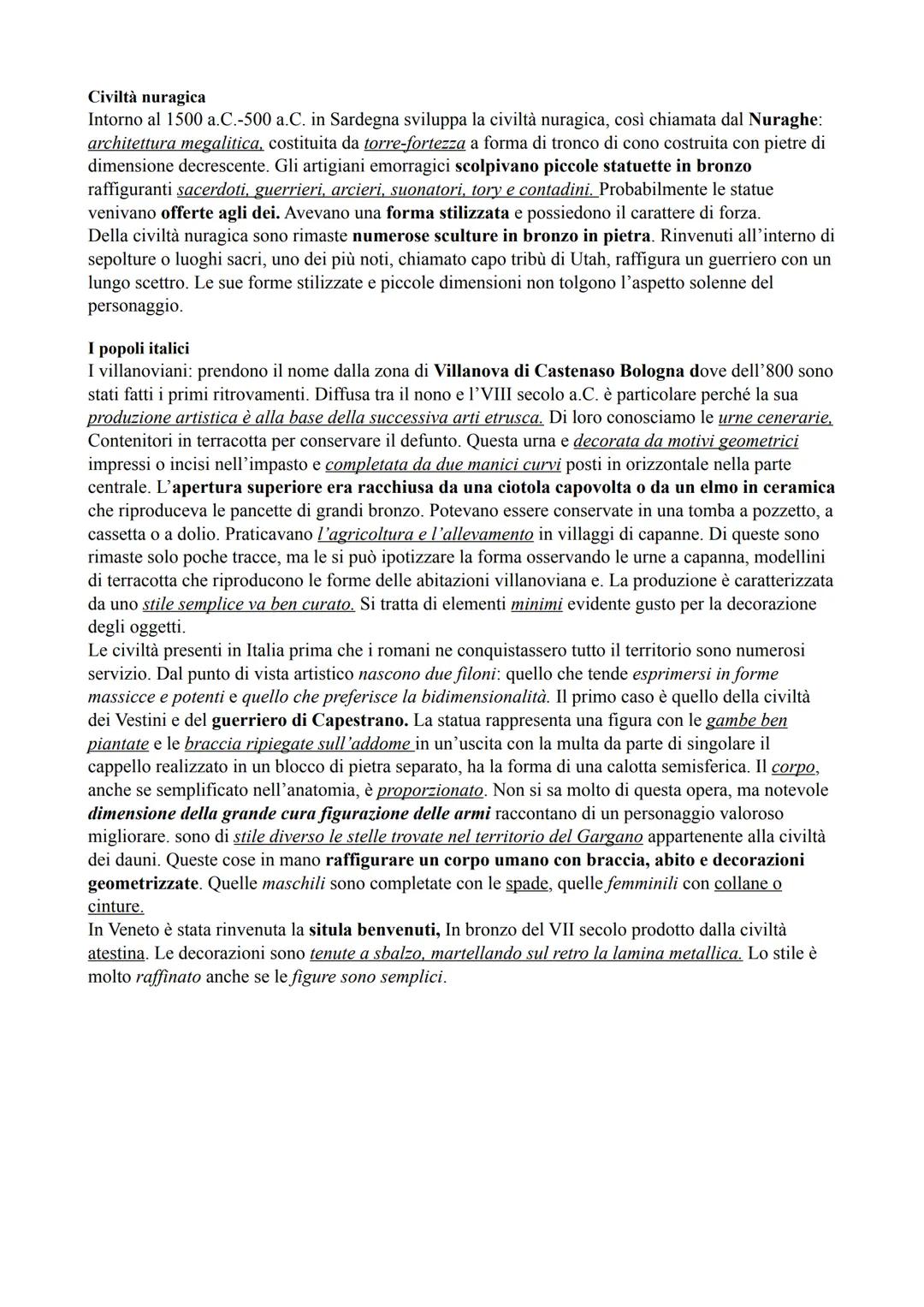 Arte preistorica
I primi manufatti creati dell'uomo risalgono all'Età della Pietra, che si divide in 3:
-Il Paleolitico o età della pietra a