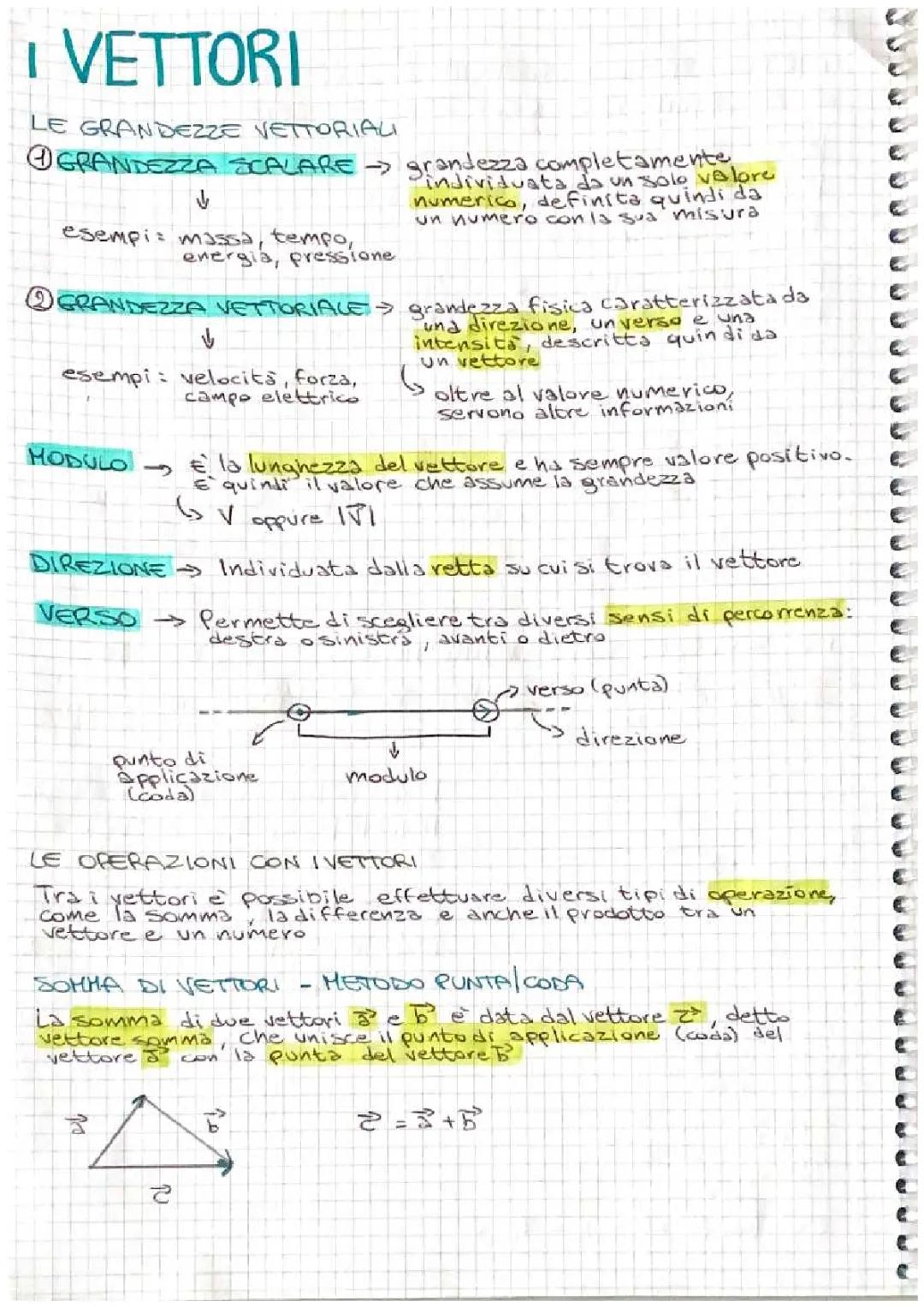 I vettori