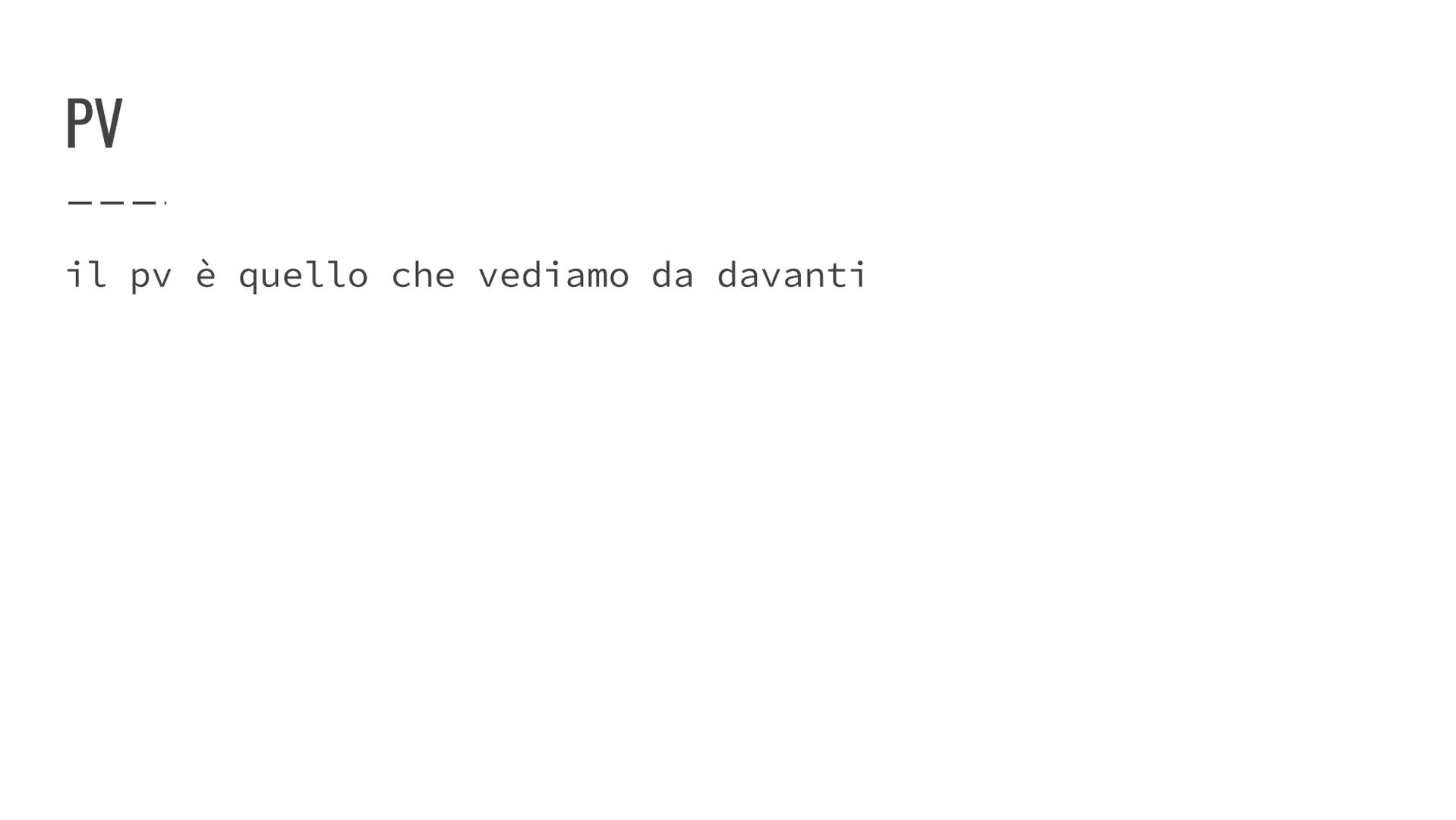 Le proiezioni ortogonali
Sintesi Cos'è una proiezione ortogonale?
È la rappresentazione piana di un solido 3D Come strutturiamo un foglio pe