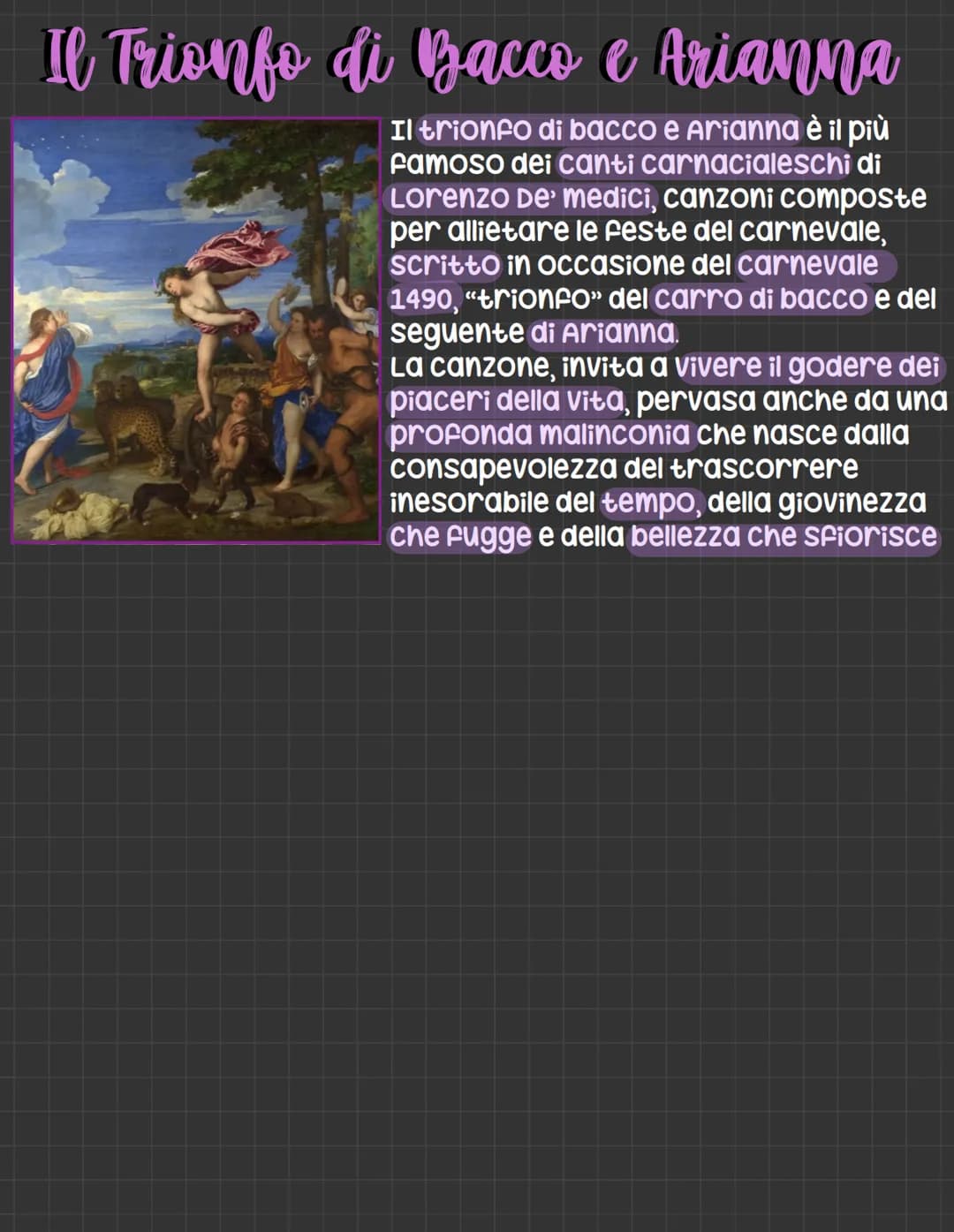 # Umanesims
L'umanesimo è un movimento culturale molto usato con
caratteristica principale la riscoperta dell'uomo attraverso la
lettura de