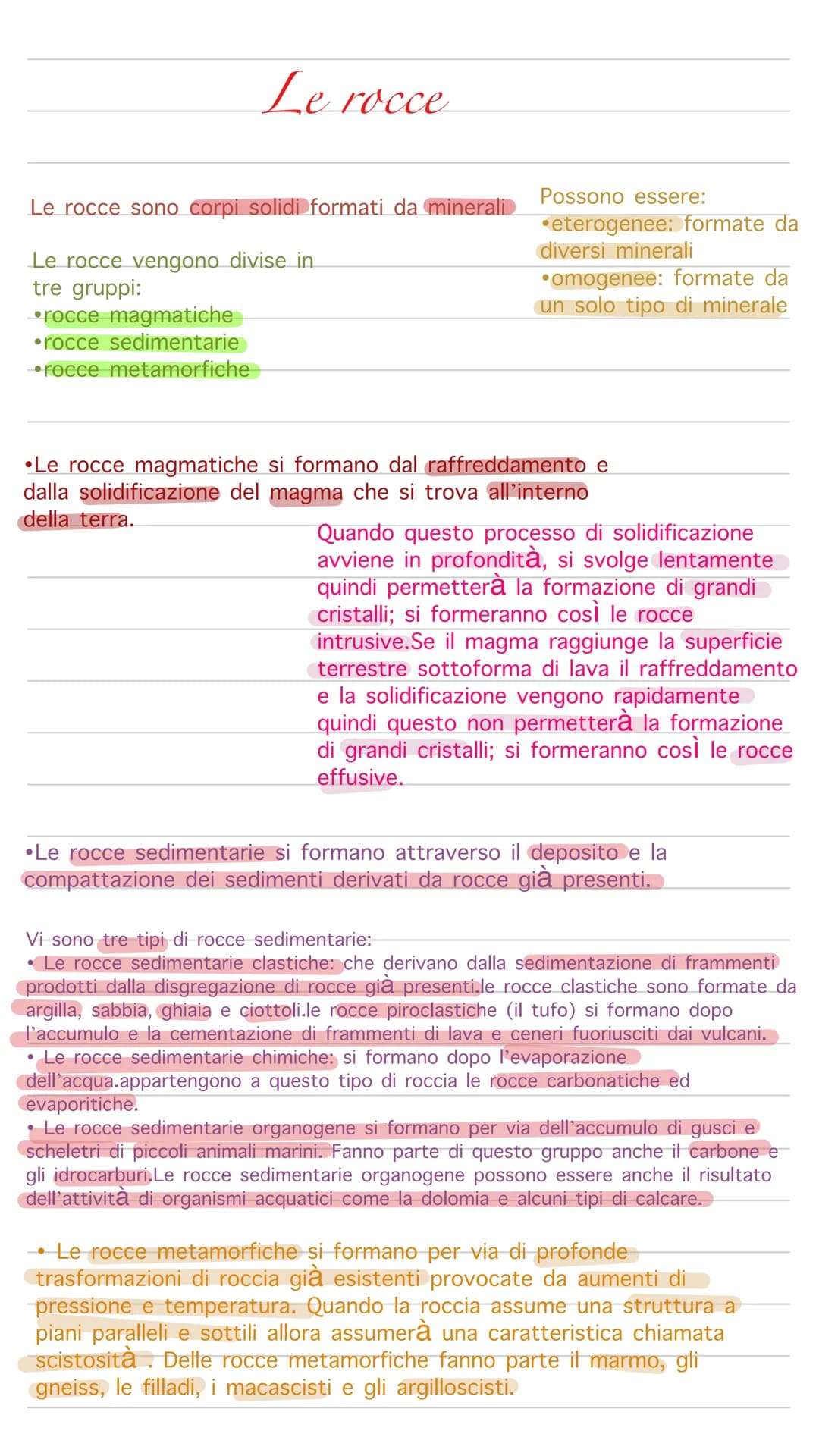 # I Minerali
I minerali sono sostanze allo stato solido che possiedono una precisa composizione chimica esprimibile con una formula chimica