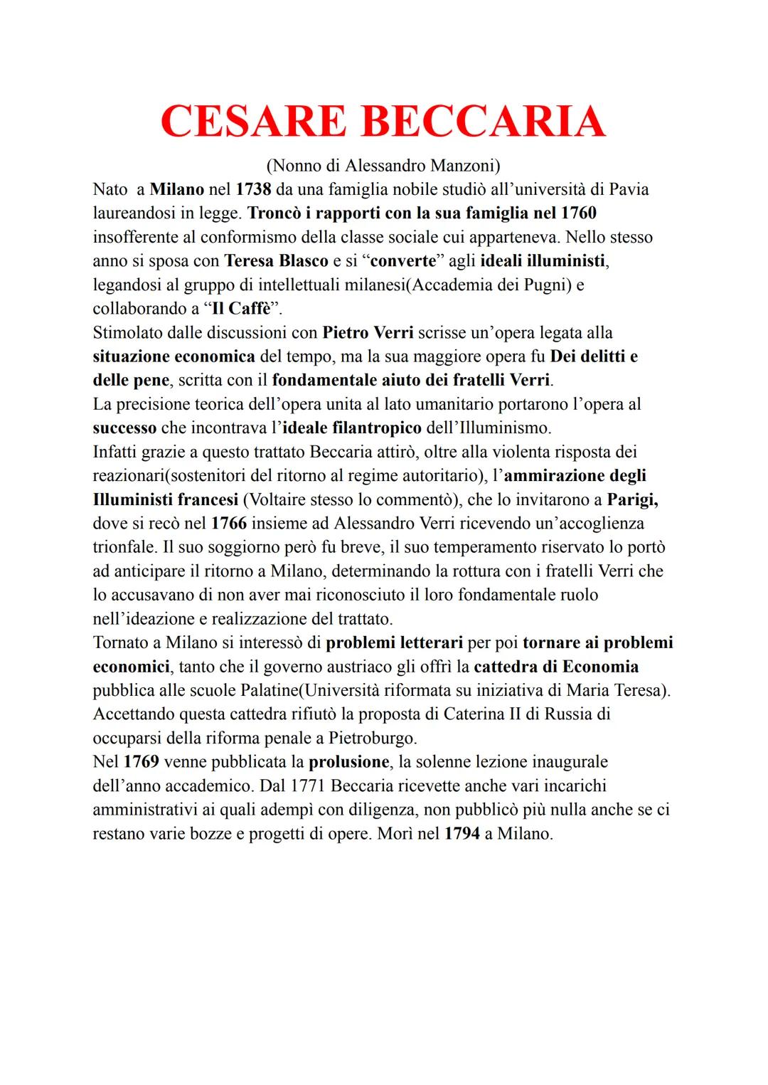 # ILLUMINISMO ITALIANO
L'illuminismo si sviluppò in Italia presso le corti di Milano e Napoli, infatti i
rispettivi sovrani, Maria Teresa d