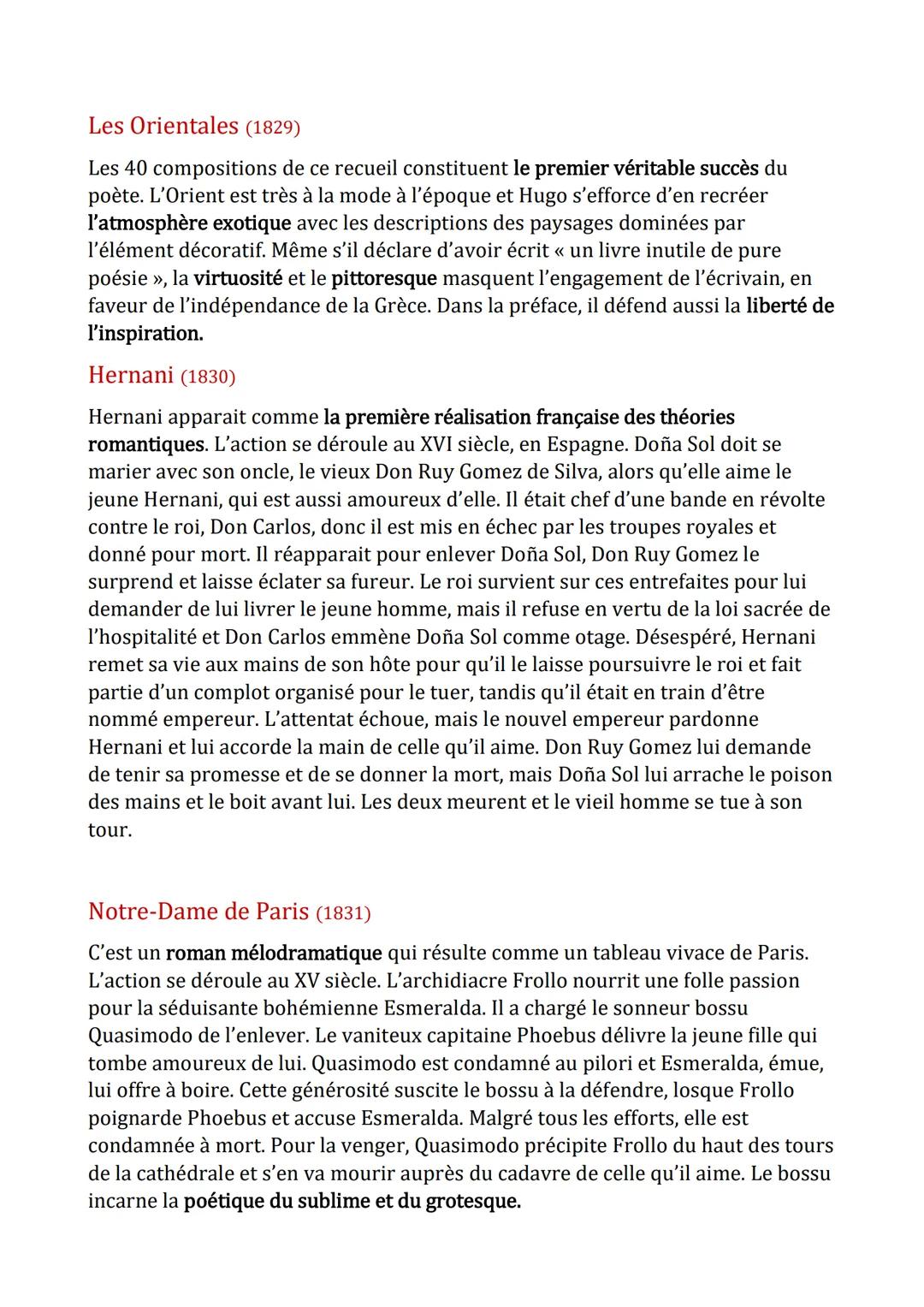 Francese
Victor Hugo
Il est né à Besançon en 1802. Après le divorce de ses parents il va à Paris avec sa
mère et deux de ses frères. Il y re