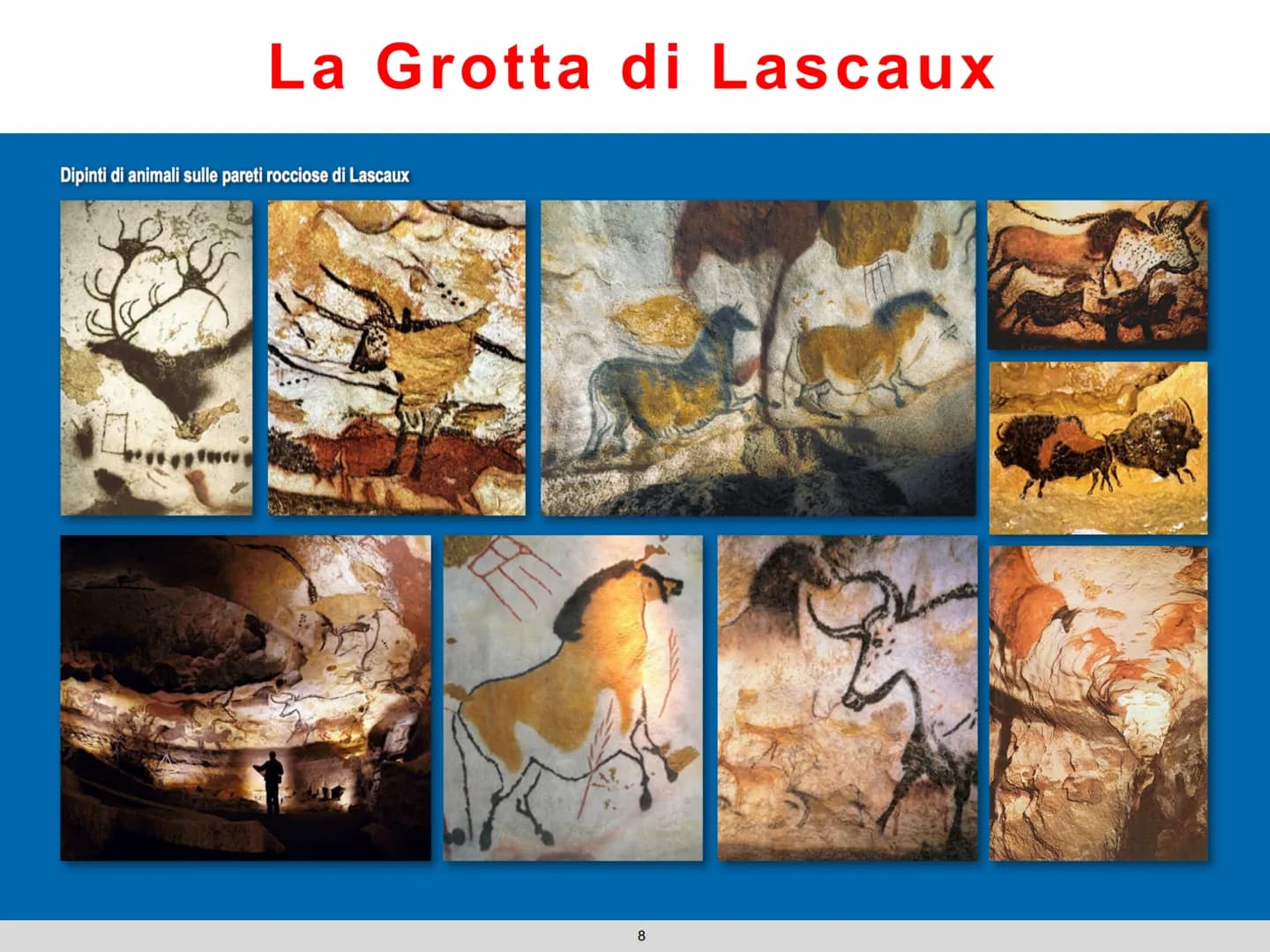 L'arte
preistorica
1 # Le Età della preistoria
La preistoria è quel lungo periodo di tempo che va dalla comparsa dell'uomo all'invenzione