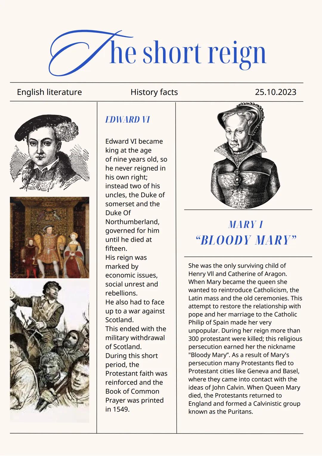 English literature
History facts
25.10.2023
HISTORICAL AND SOCIAL
BACKGROUND
The Tudors ruled England for
almost 120 years; during this
per