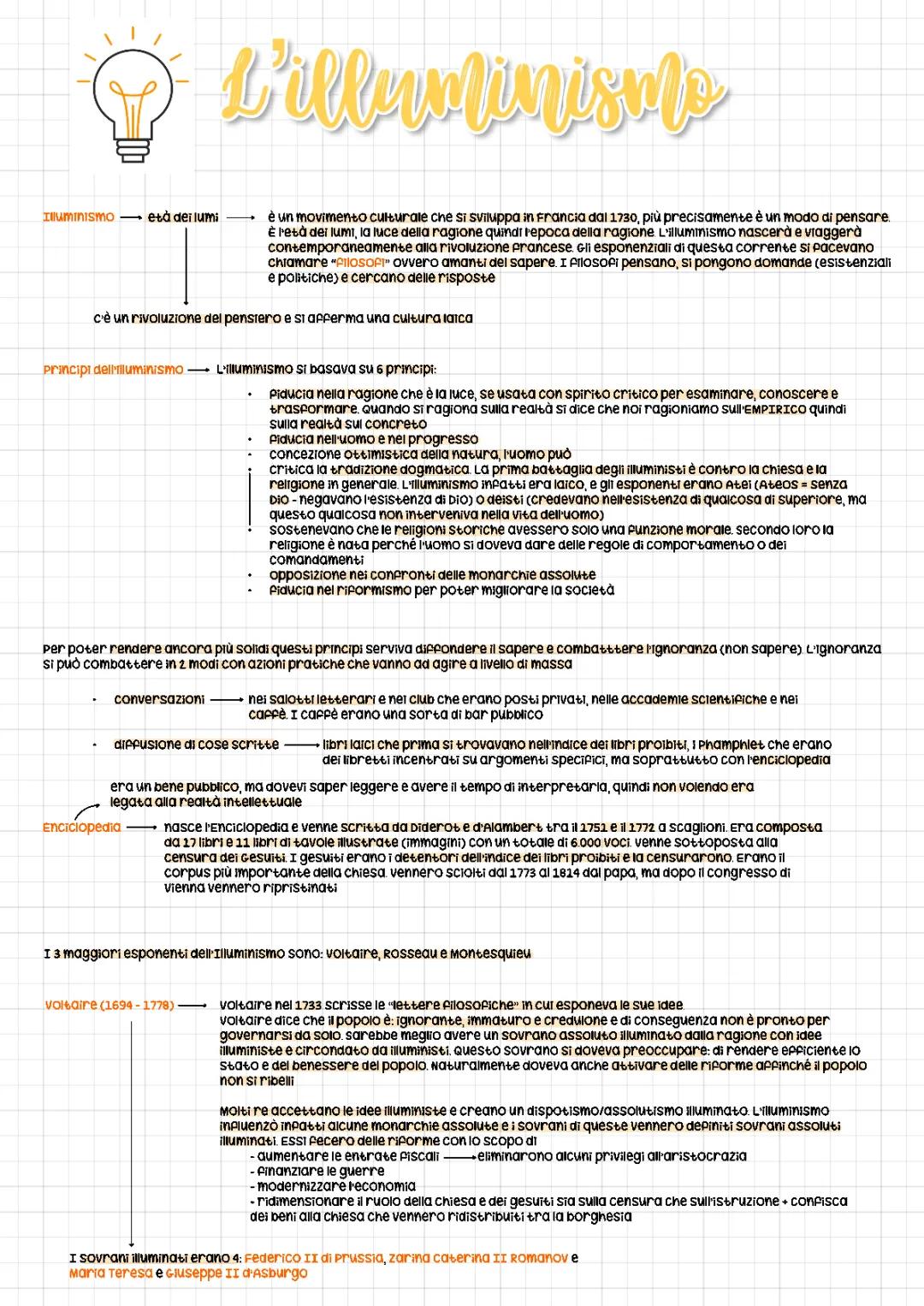 L'illuminismo