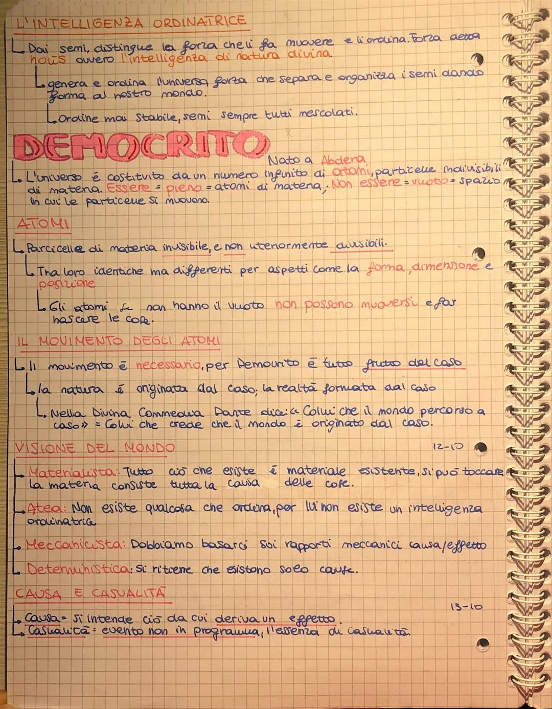 L'INTELLIGENZA ORDINATRICE
L. Dai_semi, distingue la forza che li fa muovere
hou's ouvero l'intelligenza di natura divina.
e li orolna. Forz