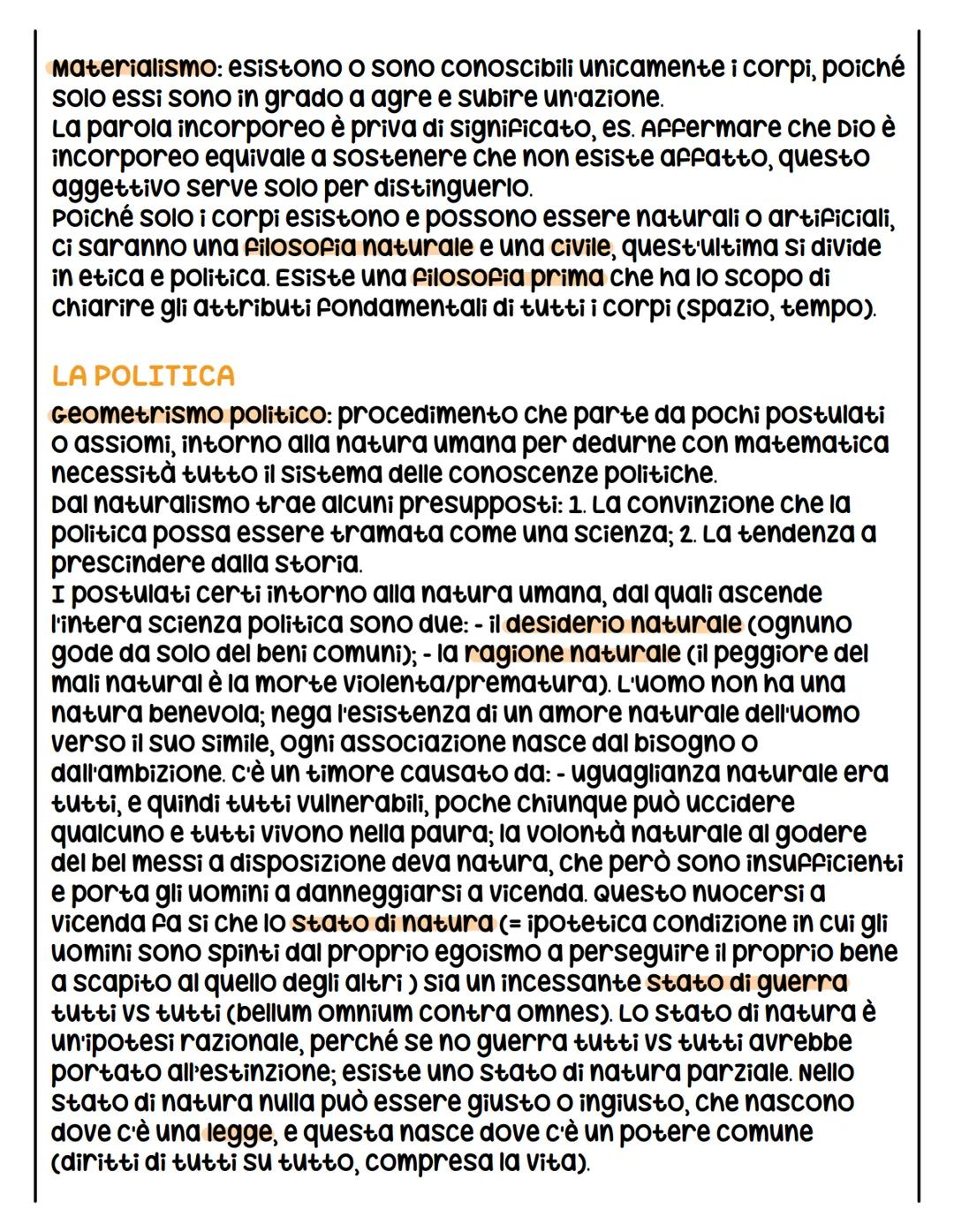 Giusnaturalismo
Il giusnaturalismo si propone di chiarire la natura
permanente e razionale dello Stato, allo scopo di
riportare a essa ogni