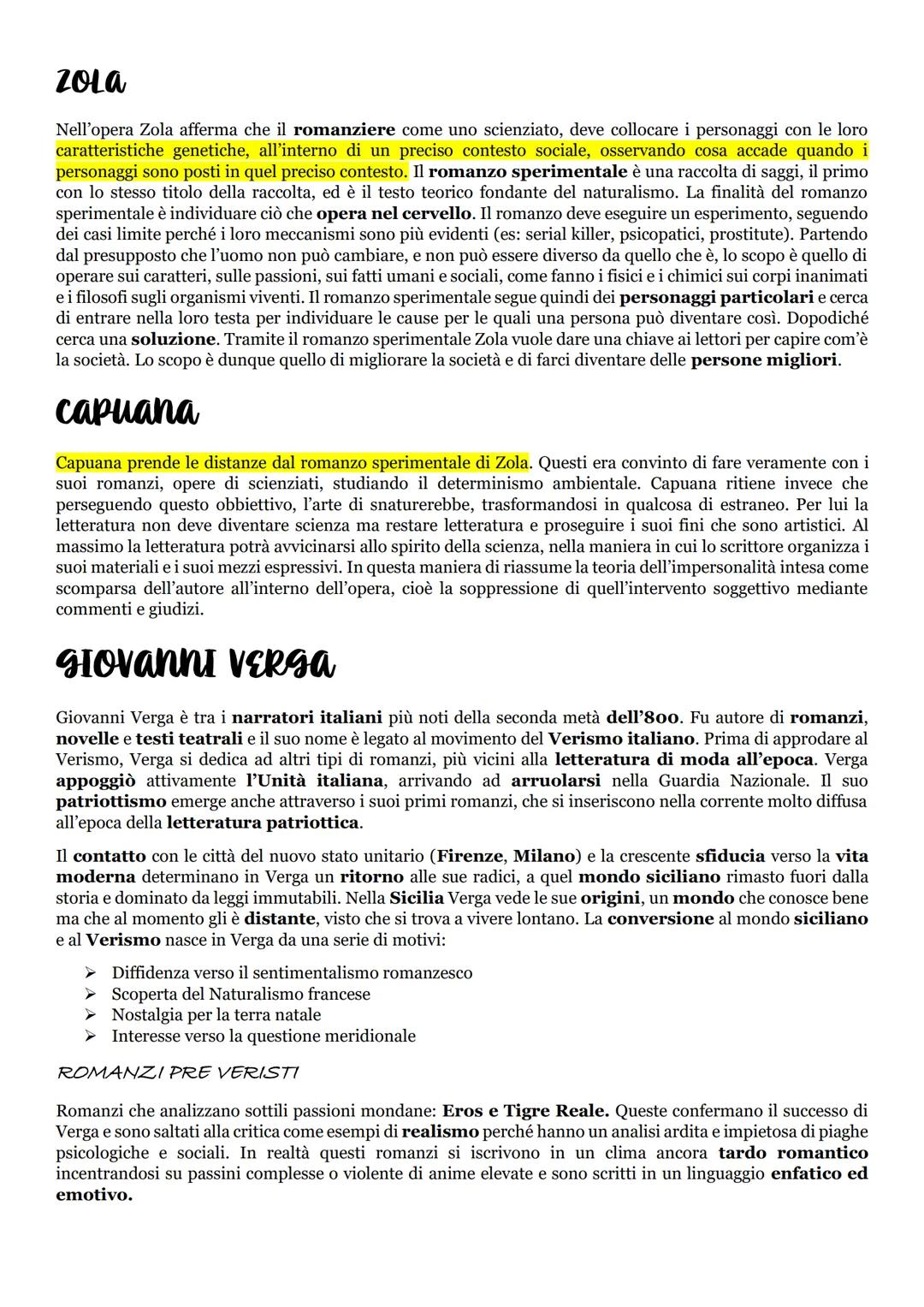 naTURALISMO
Gli scrittori veristi italiani compreso Verga nell'elaborare e nello scrivere le loro opere prendono le mosse dal
naturalismo ch