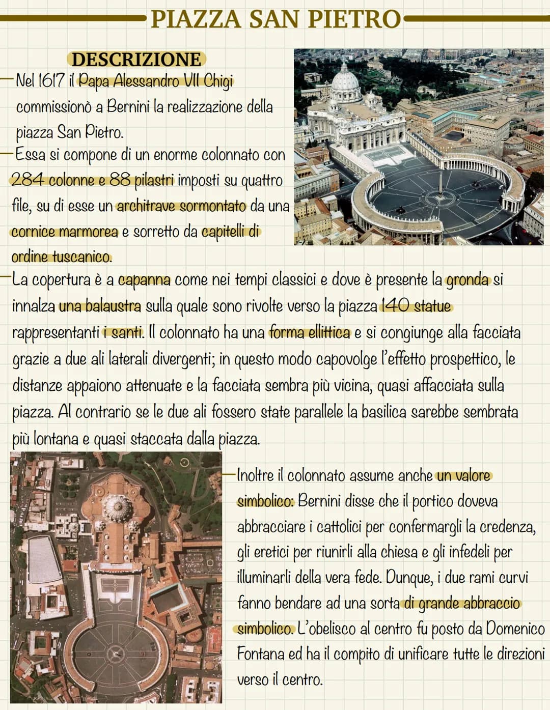 # BALDACCHINO DI SAN PIETRO
## DATI DELL'OPERA
* ARTISTA: Bernini
* DATA: 1624-1633
* MATERIALE: bronzo dorato, legno e
marmi policromi
* D