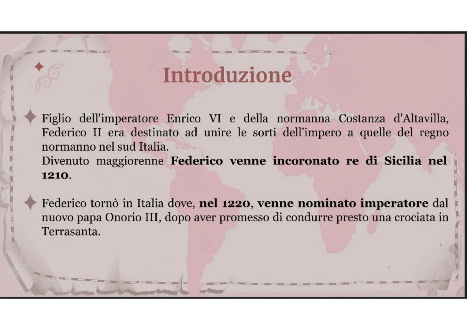 Federico II
di Svevia
"Insensati come siamo, noi vogliamo conquistare tutto,
come se avessimo il tempo di possedere tutto."
DO
(XXX Introduz