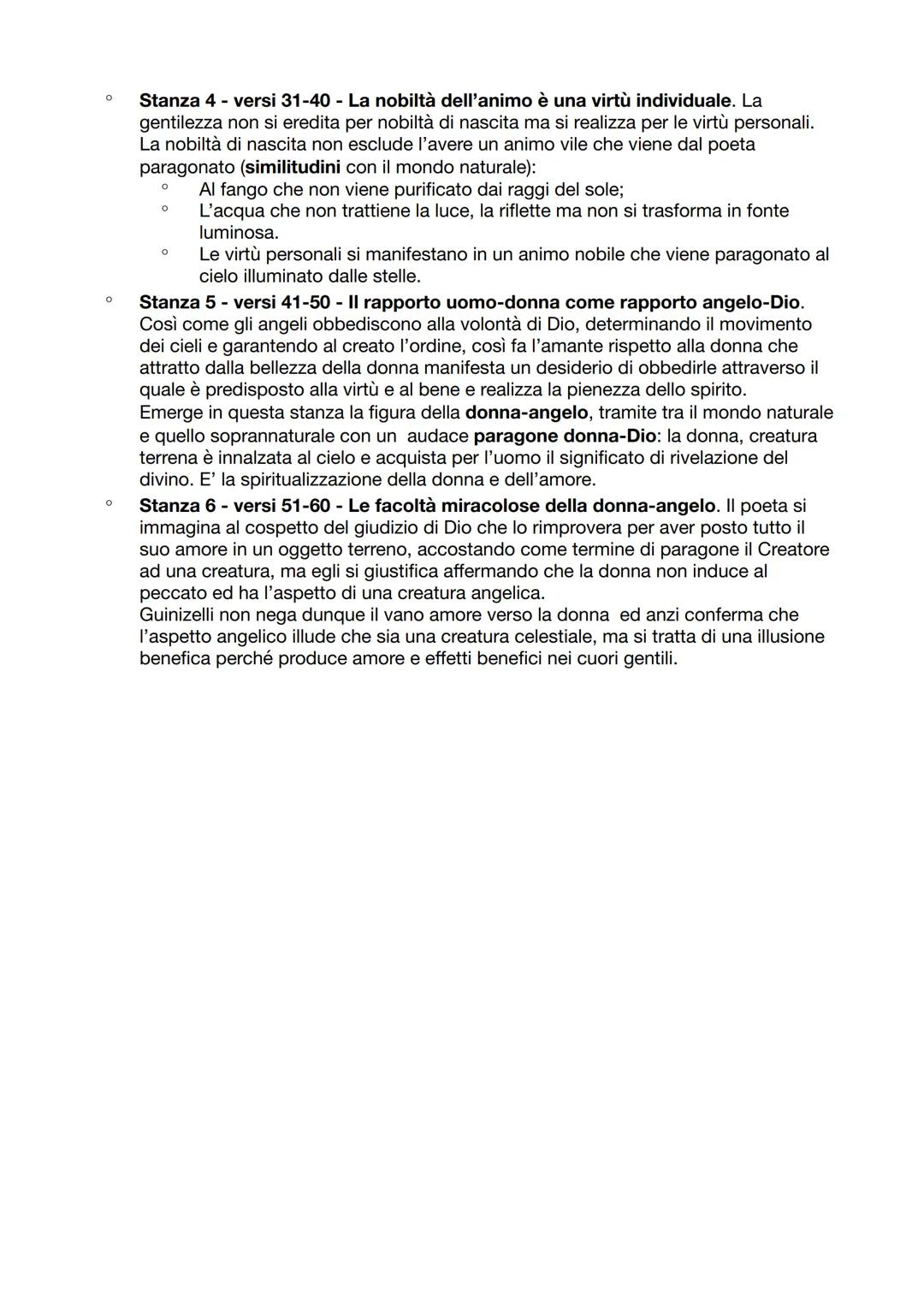 Guido Guinizzelli
Guinizzelli è il primo esponente del dolce Stil novo, nato a Bologna intorno al 1230. Era
un giudice e partecipò alle lott
