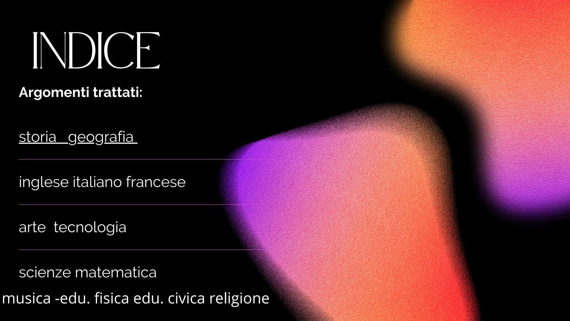 # IL MANGA
tesina terza media # INDICE
Argomenti trattati:
storia_geografia
inglese italiano francese
arte tecnologia
scienze matemati