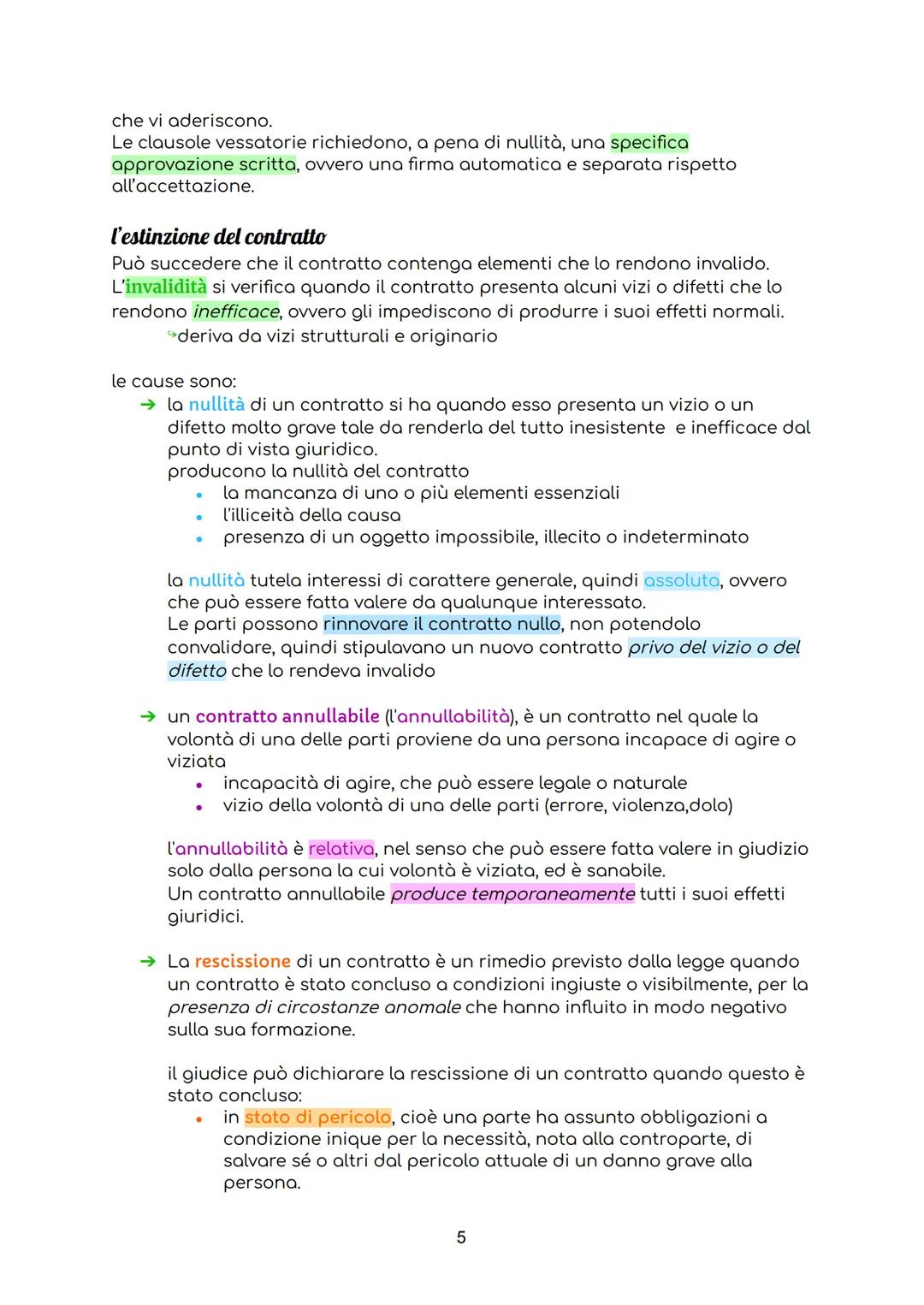 il contratto e i suoi elementi
il contratto viene definito dall'articolo 1321 come un accordo tra 2 o più parti
per estinguere, regolare o e