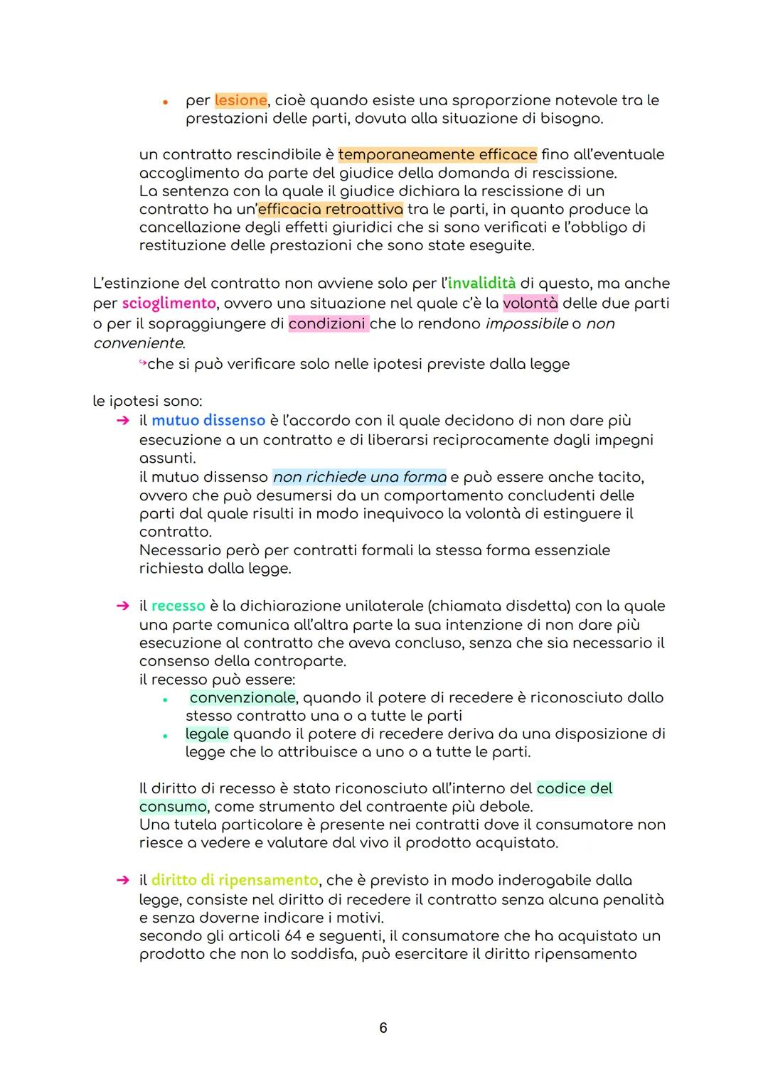 il contratto e i suoi elementi
il contratto viene definito dall'articolo 1321 come un accordo tra 2 o più parti
per estinguere, regolare o e