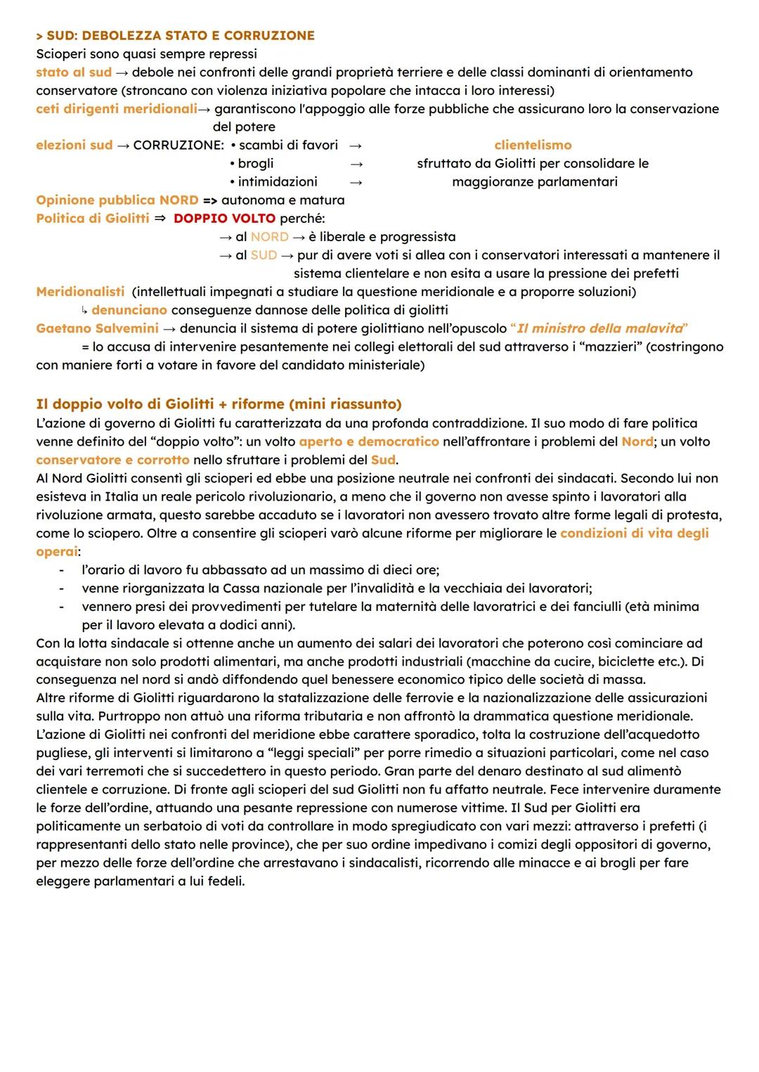 # GIOLITTI (1901-1914)
Crisi di fine secola fine ottocento
prezzo pane aumenta (a causa di congiuntura economica sfavorevole = cattivi racco
