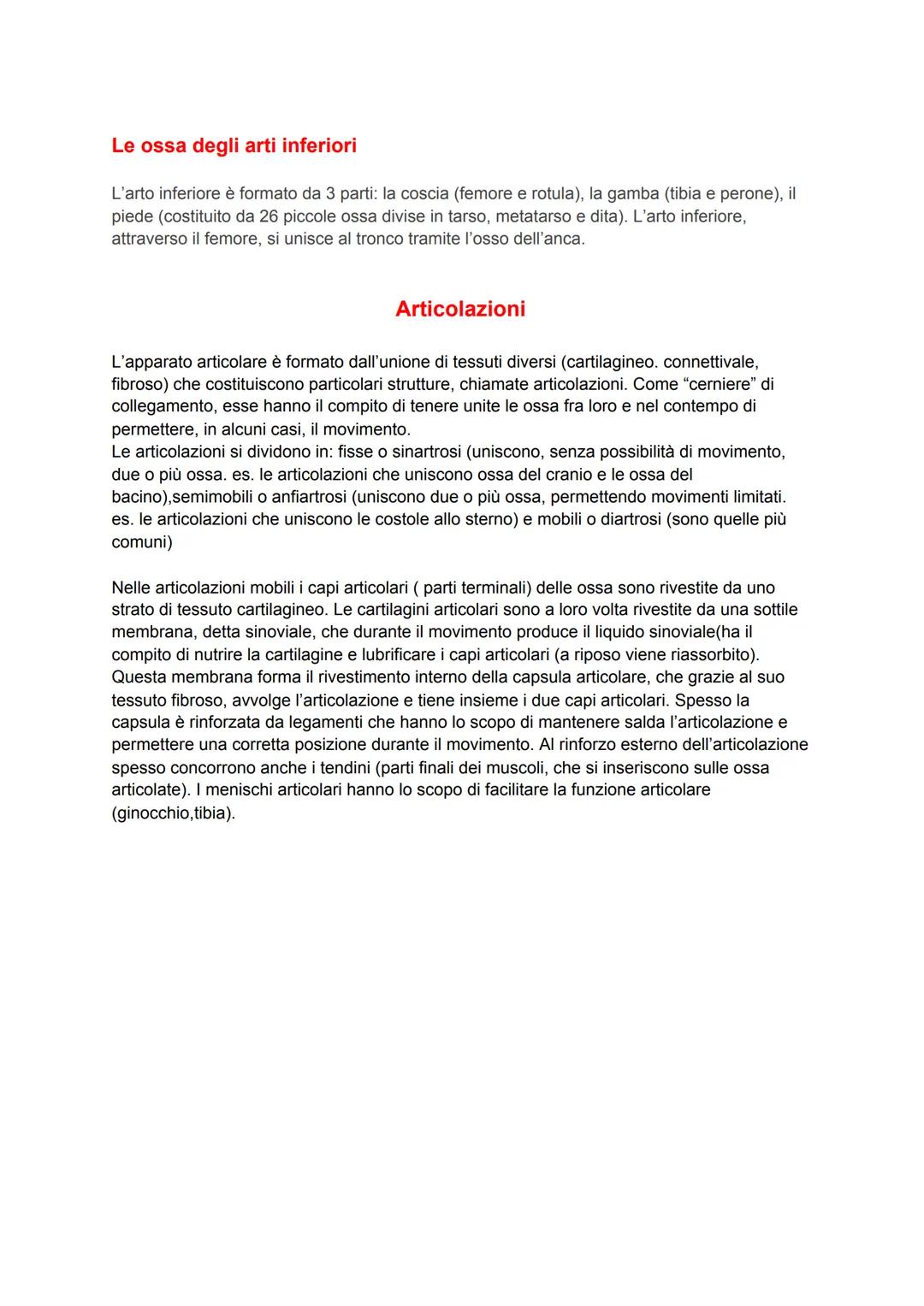 Apparato scheletrico
L'apparato scheletrico è la pilastratura del nostro corpo che serve per sostenerci, per
muoverci, per proteggere gli or