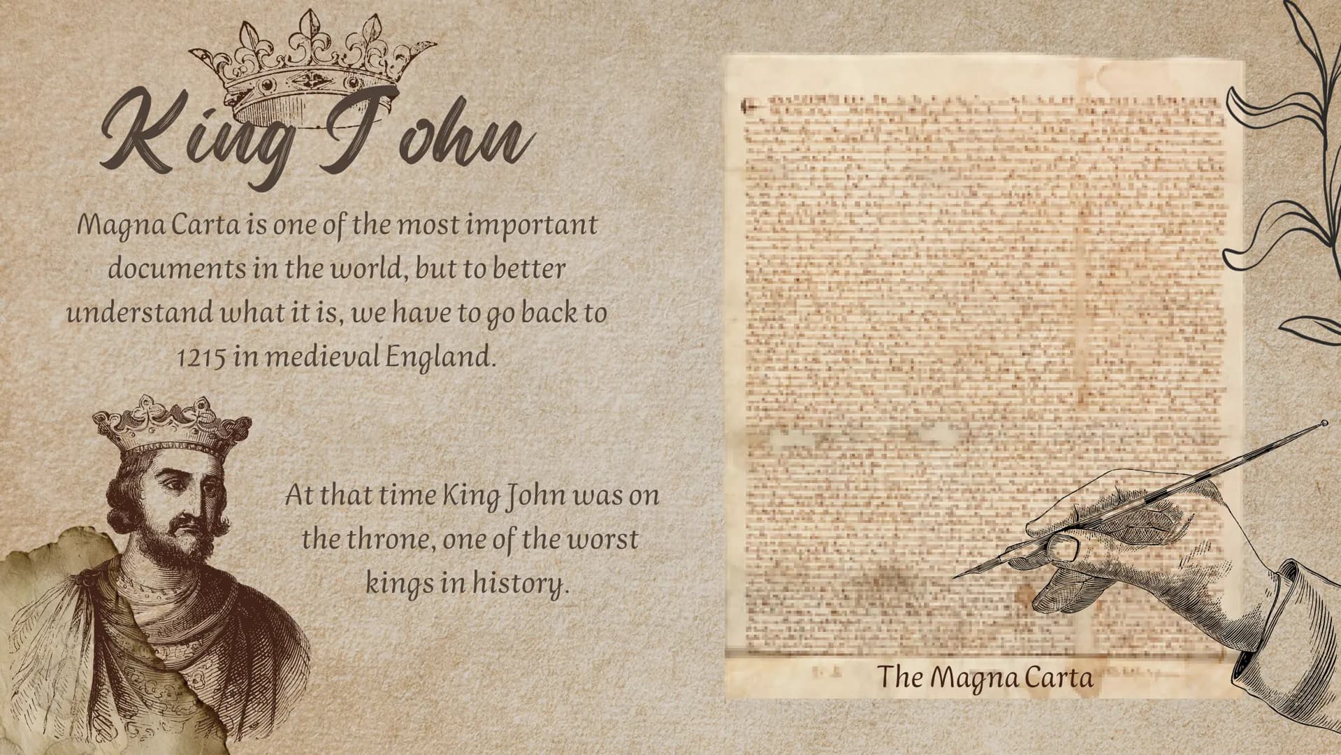 ## King Tohu
Magna Carta is one of the most important documents in the world, but to better understand what it is, we have to go back to 121