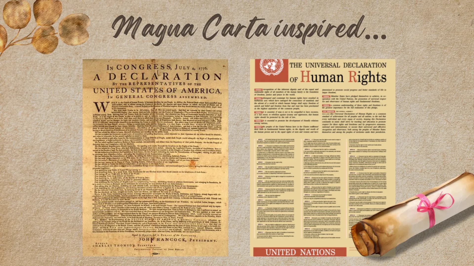 ## King Tohu
Magna Carta is one of the most important documents in the world, but to better understand what it is, we have to go back to 121