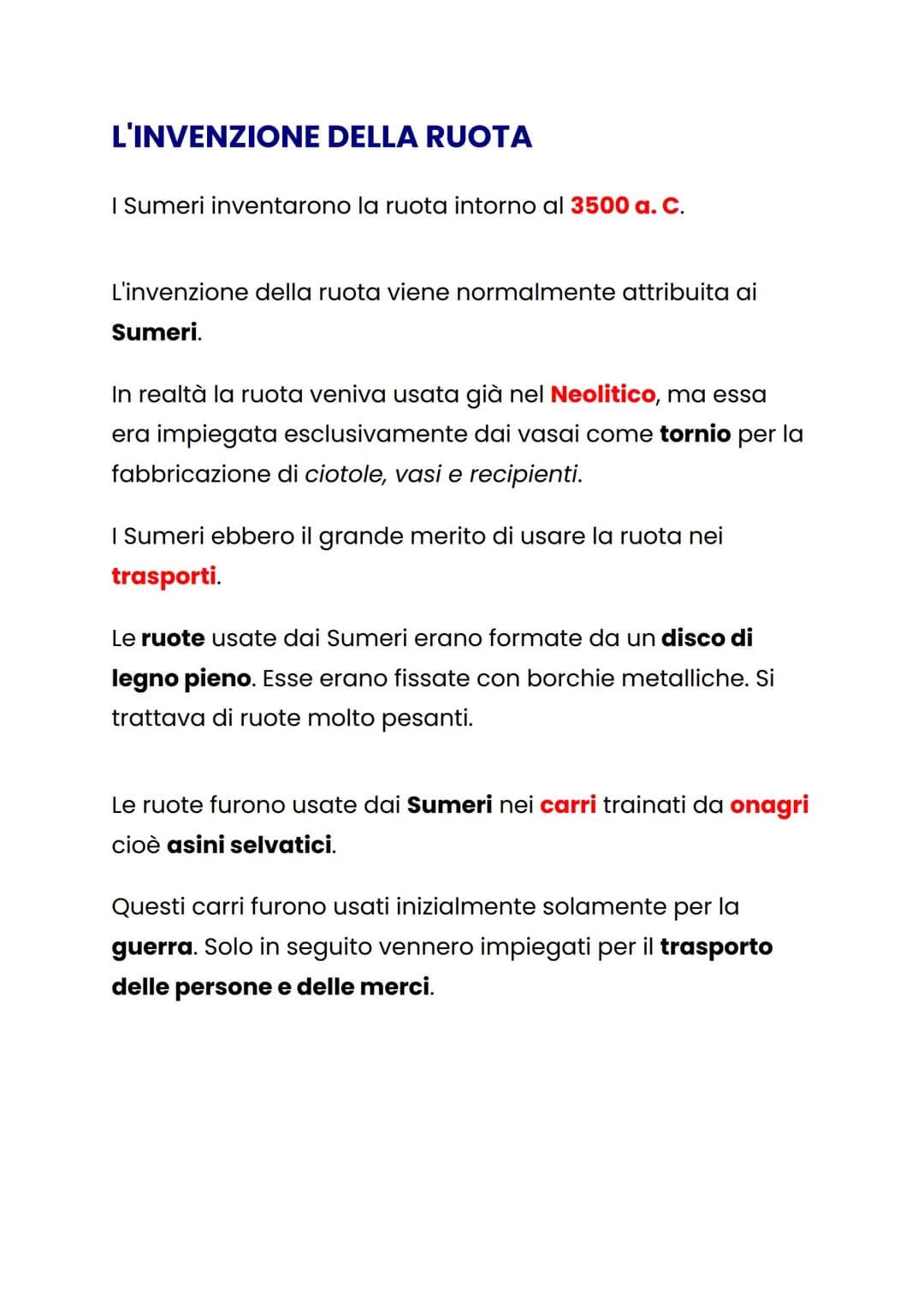# I SUMERI
Ancora oggi **non sappiamo** con sicurezza **da dove sono**
**giunti i Sumeri**:
- forse provenivano dall'altopiano dell'Iran;
-