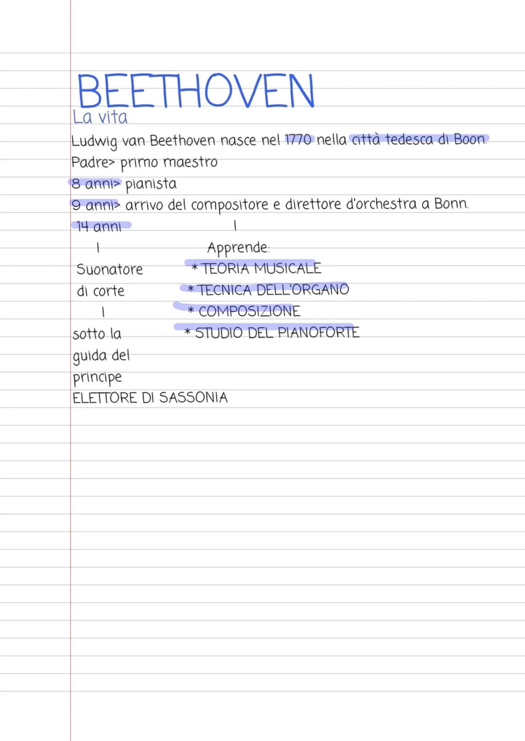 # BEETHOVEN
## La vita
Ludwig van Beethoven nasce nel 1770 nella città tedesca di Boon.
Padre> primo maestro
8 anni> pianista
9 anni> arrivo