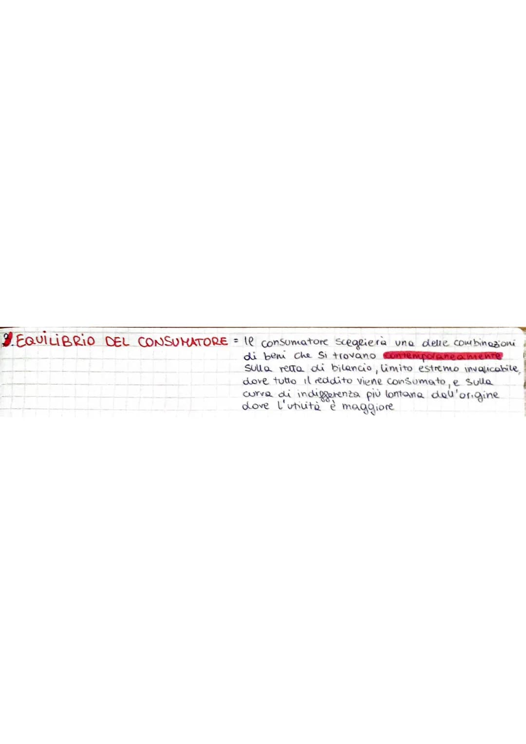 # L'EQUILIBRIO DEL CONSUMATORE
## TEORIA DEL CONSUMO DEI MARGINALISTI
il consumatore è mosso esclusivamente da esigenze
razionali e utiliari