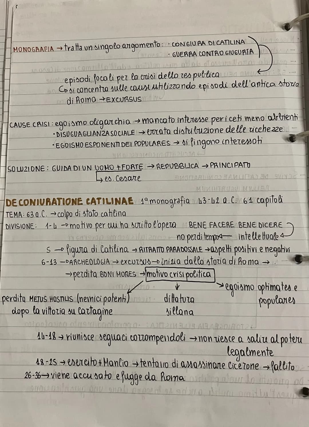 <p>Sallustio è nato nell'86 a.C. ad Amiternum, da una famiglia ricca plebea. Si è schierato con i Populares (il partito di Cesare) durante