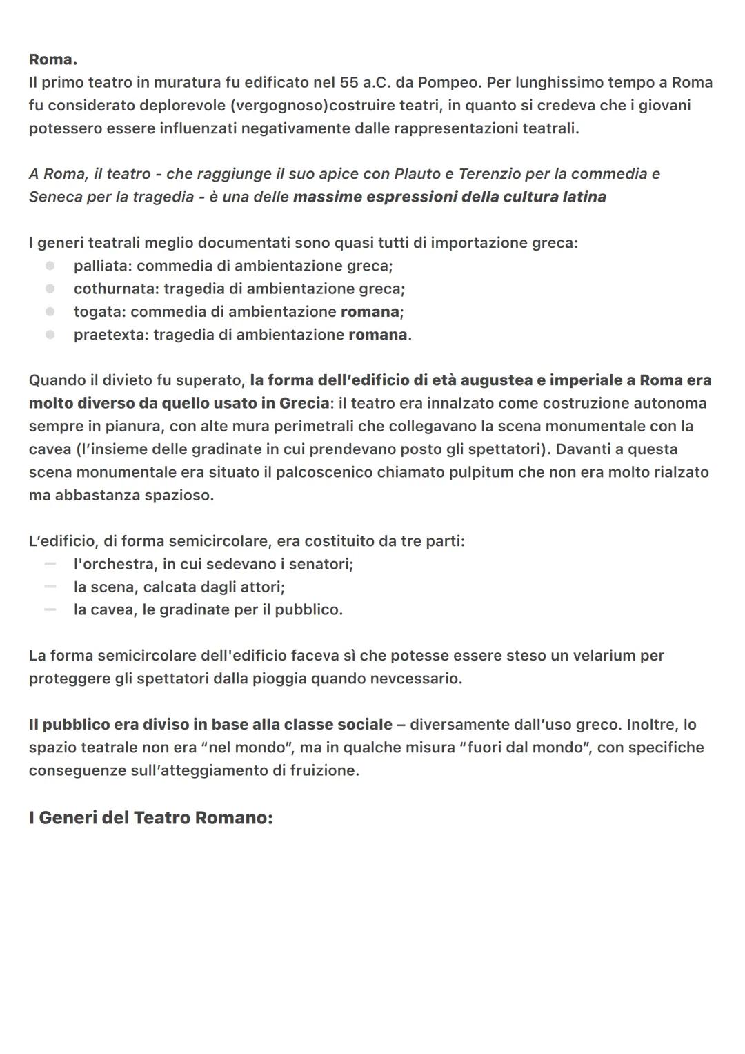 # Concetti Teatro
Teatro Greco
L'origine del teatro occidentale è legato alle forme drammatiche nate nell'antica Grecia.
Il teatro, dato