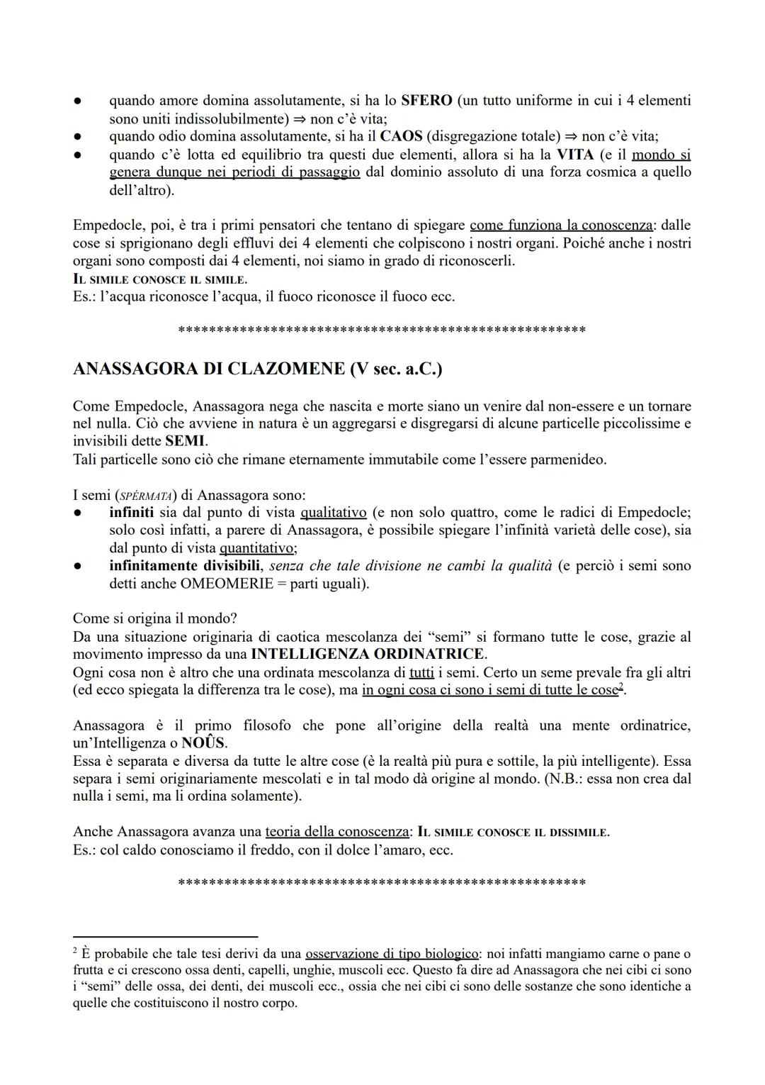 ********
INTRODUZIONE GENERALE
●
●
I FISICI PLURALISTI
(EMPEDOCLE, ANASSAGORA, DEMOCRITO)
I Filosofi PLURALISTI, al contrario dei Monisti, r