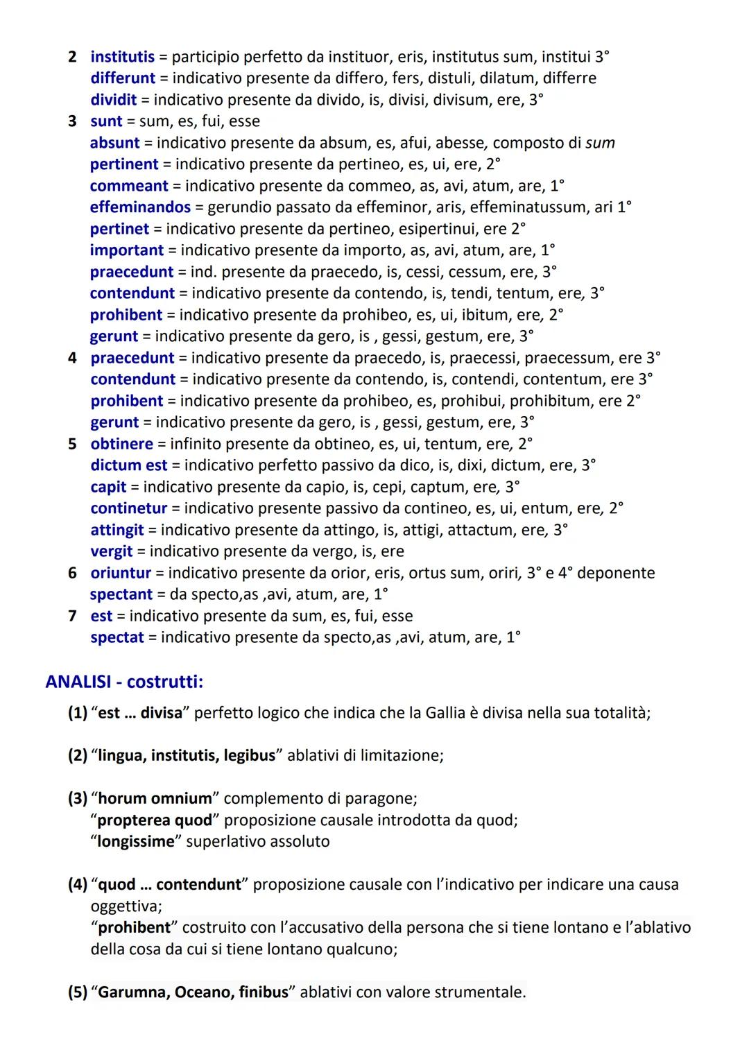 IL CANTO PROEMIALE DEL DE BELLO GALLICO
INTROUZIONE:
Il De bello Gallico si divide in 7 libri - uno per ogni anno di guerra - e narra il res