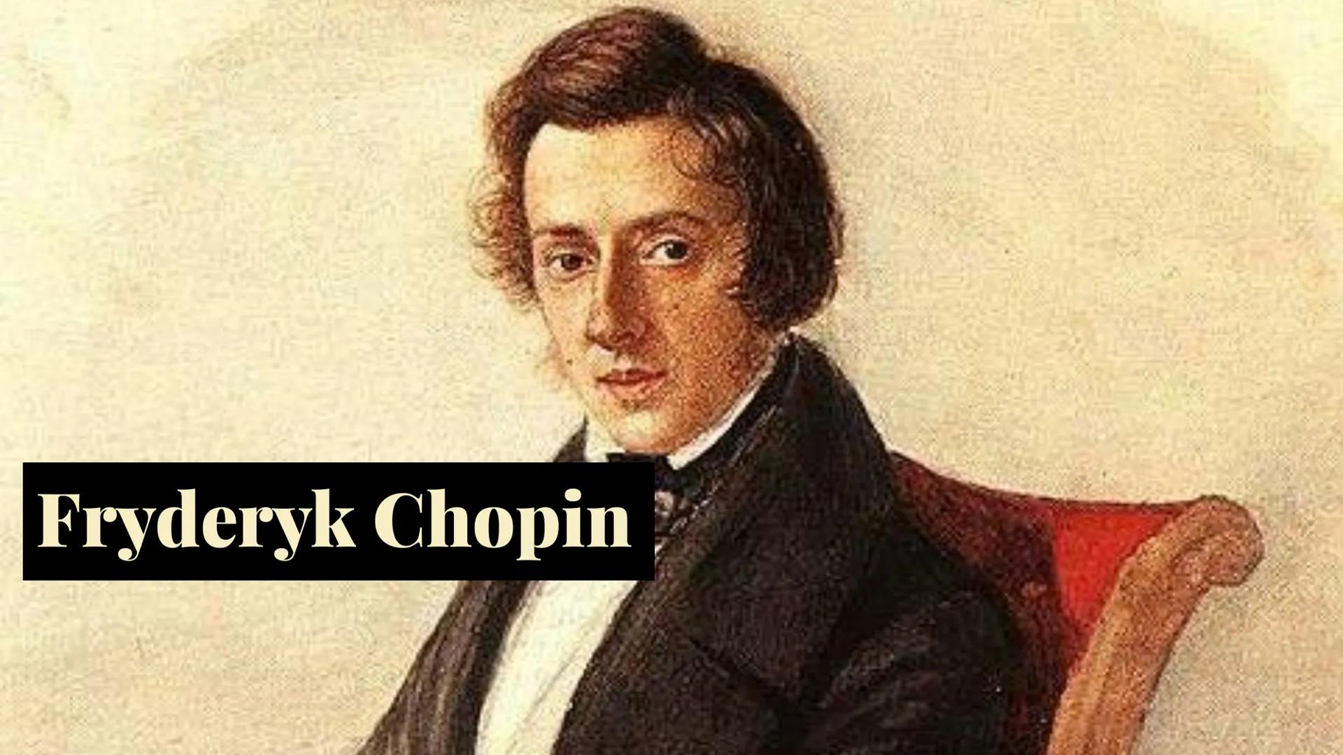 Fryderyk Chopin Biografia
Fryderyk Franciszek Chopin fu un compositore e pianista
polacco.
Nacque a Żelazowa Wola in Polonia il 22 febbraio
