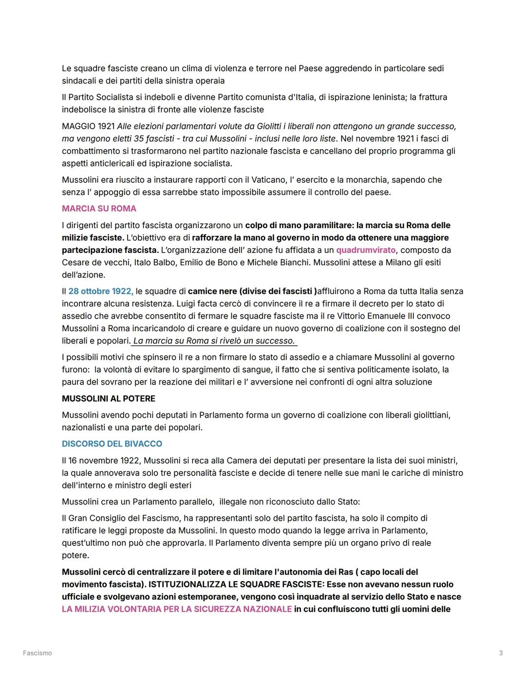 # Fascismo
Fascismo
L' Italia pur uscendo vincitrice dalla guerra visse un senso di delusione (concetto di "vittoria
mutilata"), sentimento