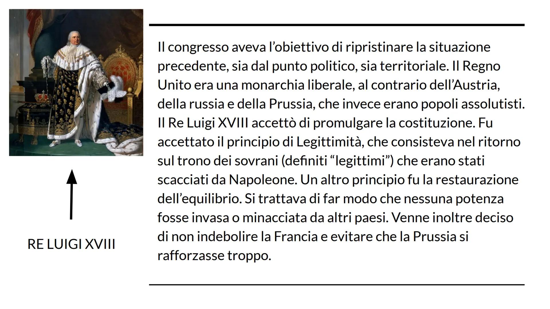 L'EUROPA DOPO
NAPOLEONE
Lavoro svolto da Luca Toia La restaurazione
Dopo la morte di Napoleone, i capi di stato europei si
riunirono a Vienn