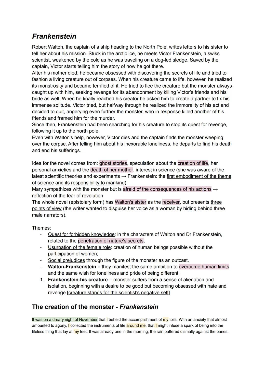 THE GOTHIC NOVEL
18th century →→ interest in individual consciousness, taste for the strange, mysterious,
impulse for freedom and escape fro