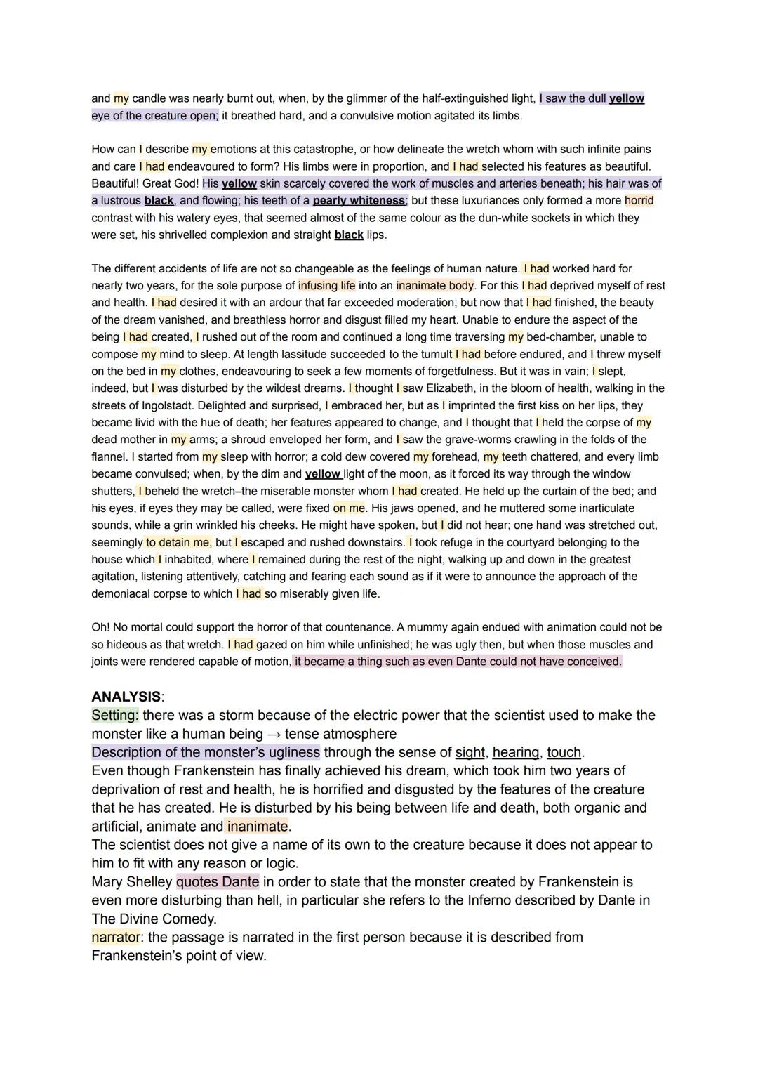 THE GOTHIC NOVEL
18th century →→ interest in individual consciousness, taste for the strange, mysterious,
impulse for freedom and escape fro