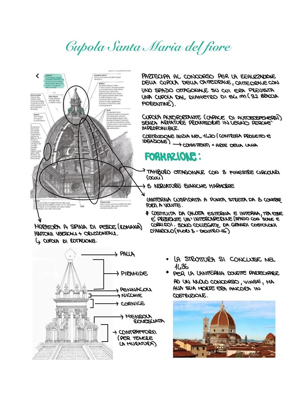 BRUNELLESCHI
(1377-1446)
DA INIZIO ALL'ARCHITETTURA RINASCIMENTACE, : STUDIA
SUENZE ESATTE MA PREDIUGE DISEGNO, PITTURA,
SCULTURA 5 L'ARCHIT
