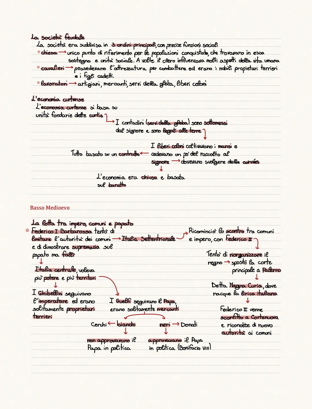 Il Medioevo: definizione e limiti cronologici
Ie Medioevo inizia nel
476 e finisce nel 1492
↓
Viene convenzionalmente diviso in
-Alto Medioe