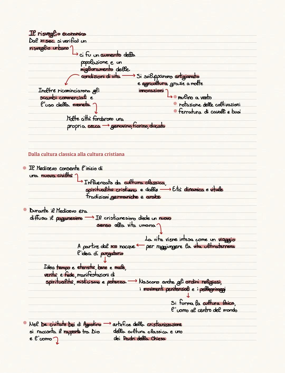Il Medioevo: definizione e limiti cronologici
Ie Medioevo inizia nel
476 e finisce nel 1492
↓
Viene convenzionalmente diviso in
-Alto Medioe