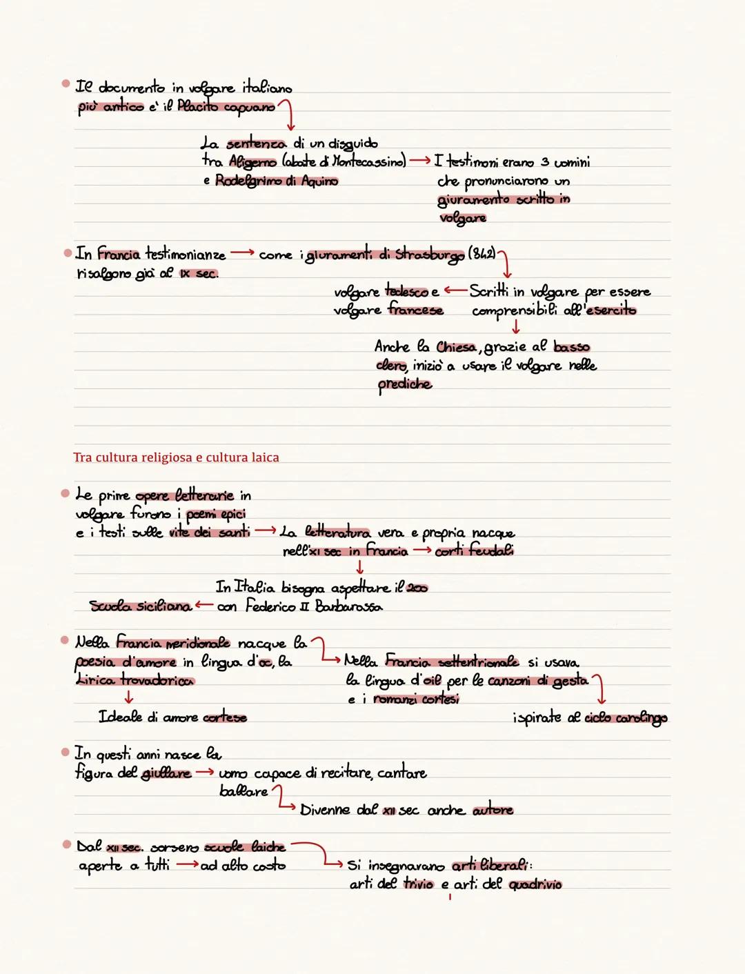 Il Medioevo: definizione e limiti cronologici
Ie Medioevo inizia nel
476 e finisce nel 1492
↓
Viene convenzionalmente diviso in
-Alto Medioe